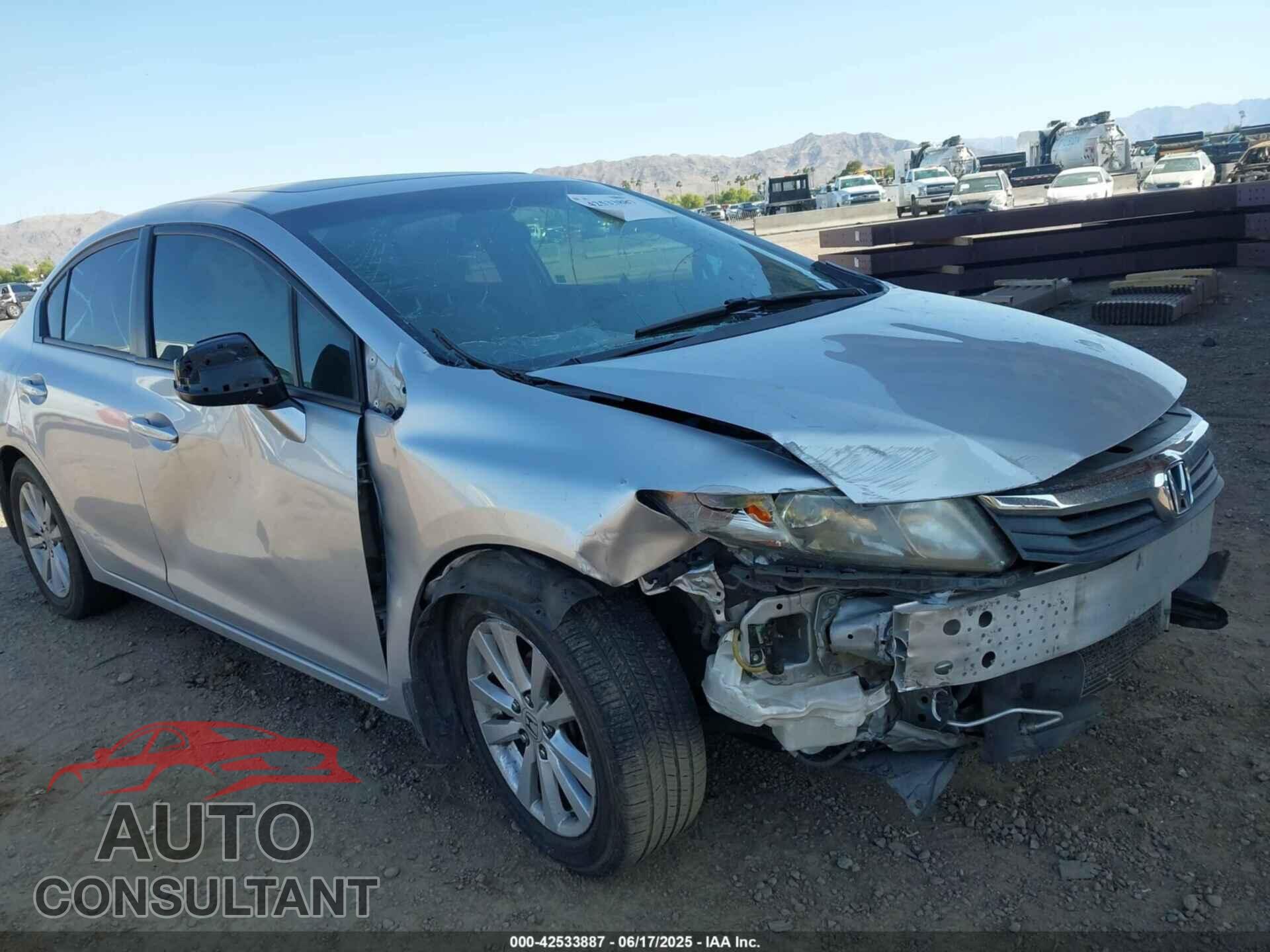 HONDA CIVIC 2012 - 2HGFB2F83CH593593