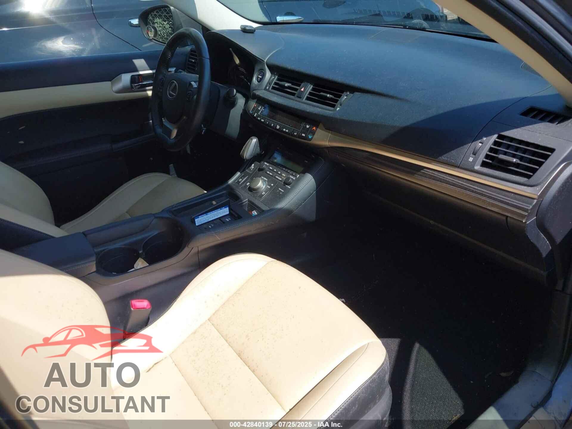 LEXUS CT 200H 2015 - JTHKD5BH2F2219602