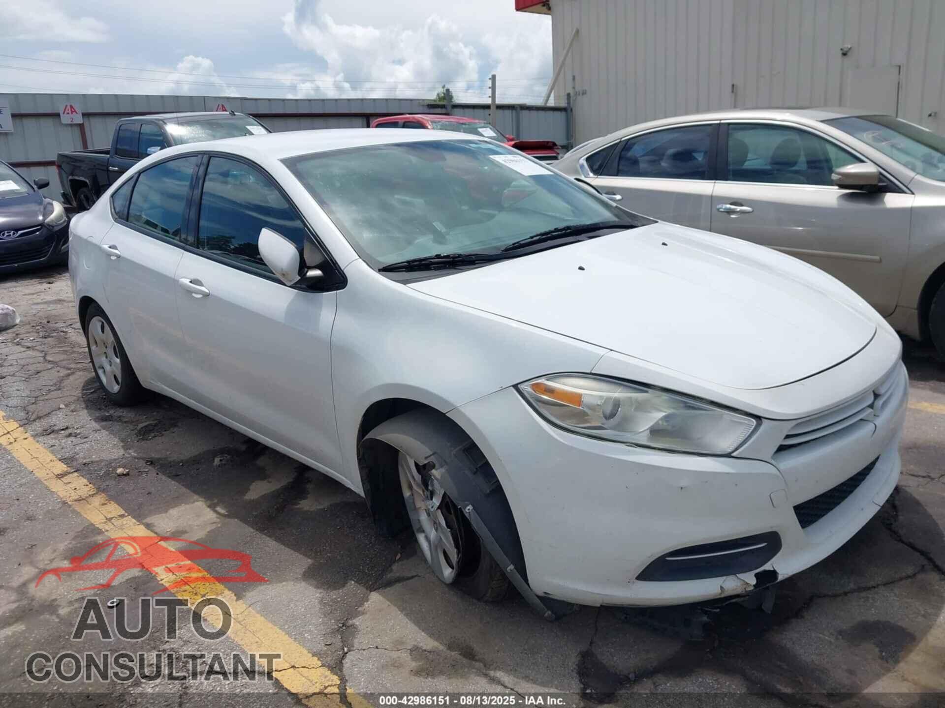 DODGE DART 2015 - 1C3CDFAA9FD405999