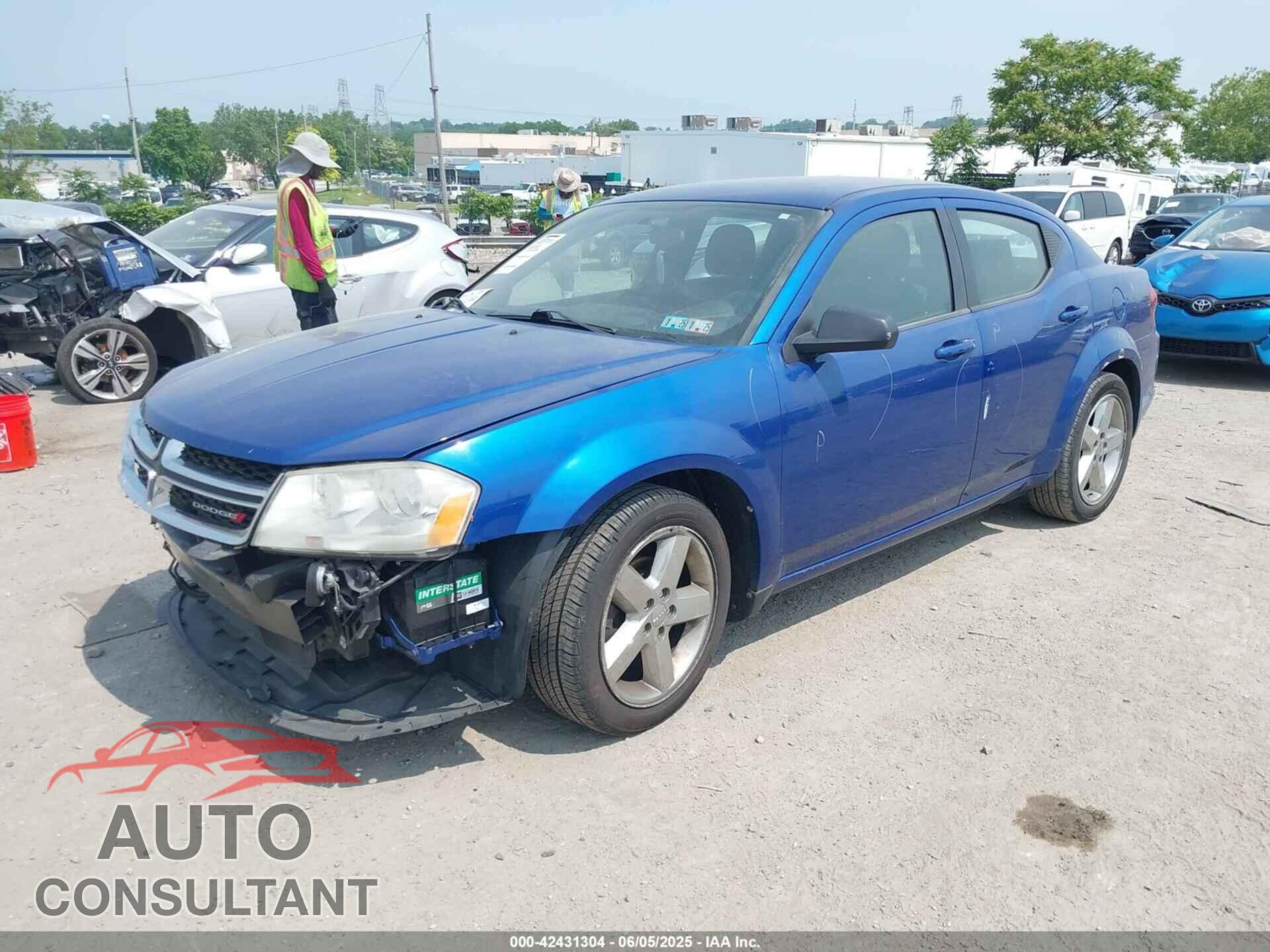 DODGE AVENGER 2013 - 1C3CDZAB9DN687871