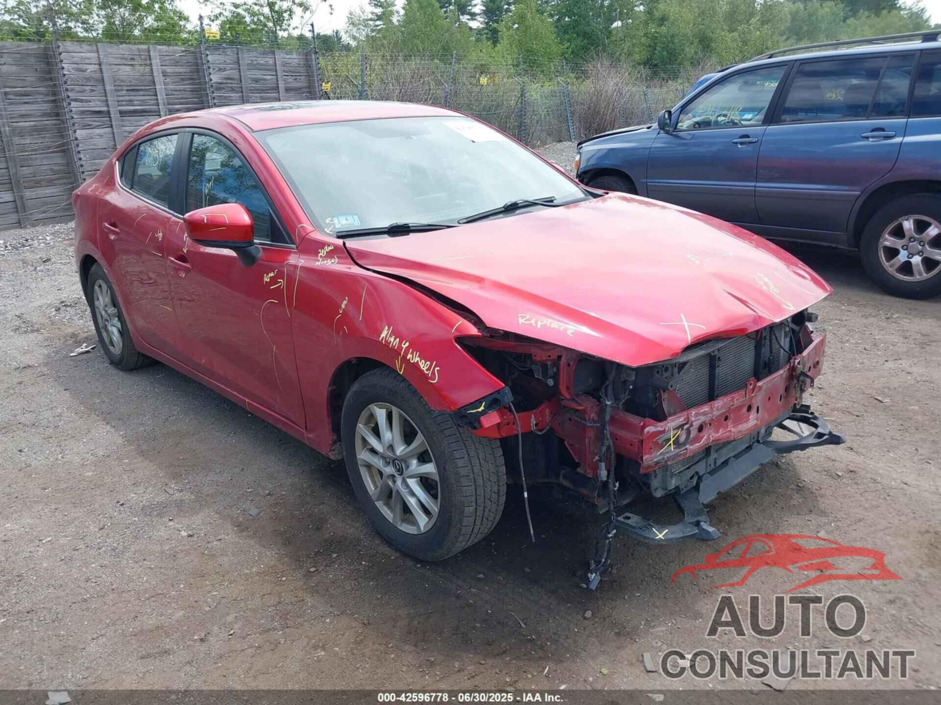 MAZDA MAZDA3 2014 - JM1BM1W76E1122547