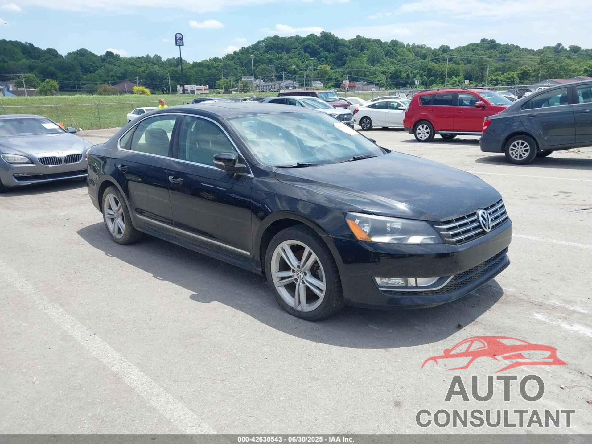 VOLKSWAGEN PASSAT 2013 - 1VWCN7A3XDC076021