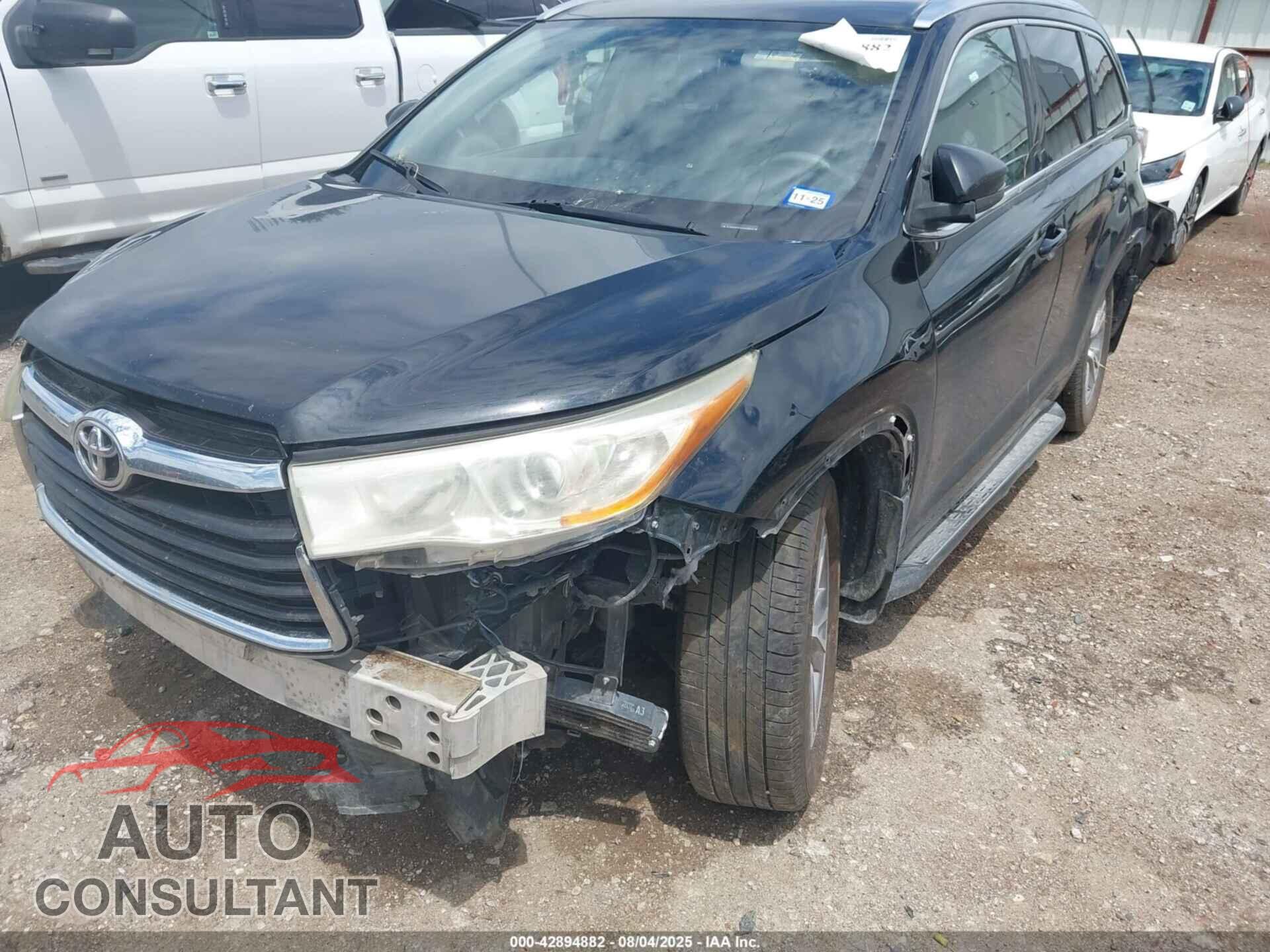 TOYOTA HIGHLANDER 2015 - 5TDKKRFH2FS050649