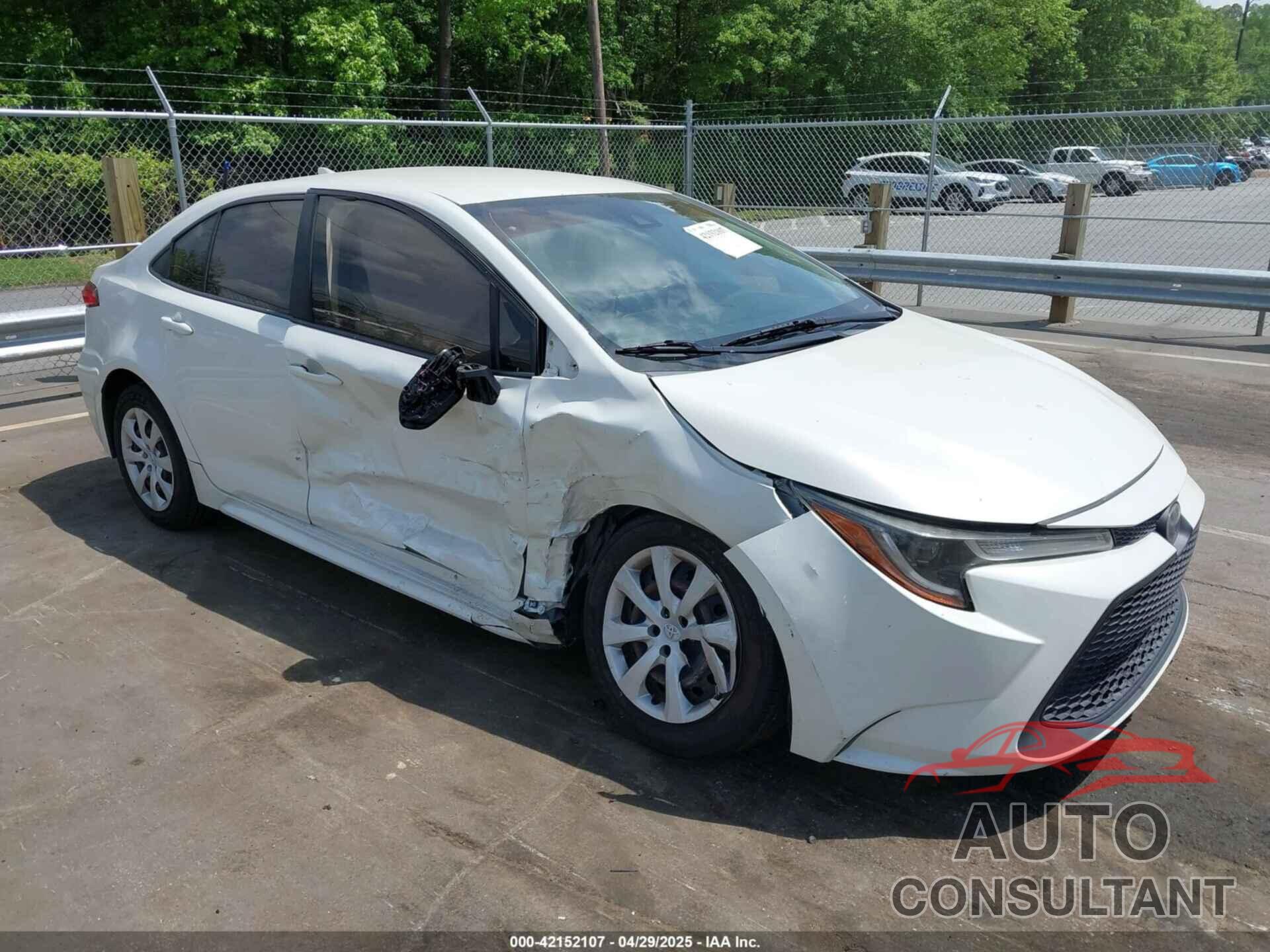 TOYOTA COROLLA 2020 - JTDEPRAE8LJ016624