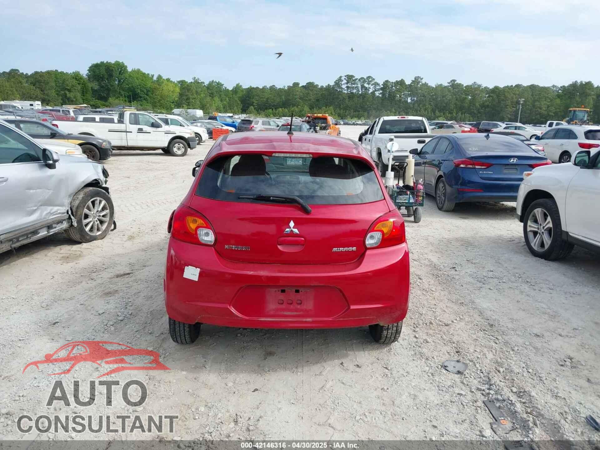 MITSUBISHI MIRAGE 2015 - ML32A3HJ0FH057459