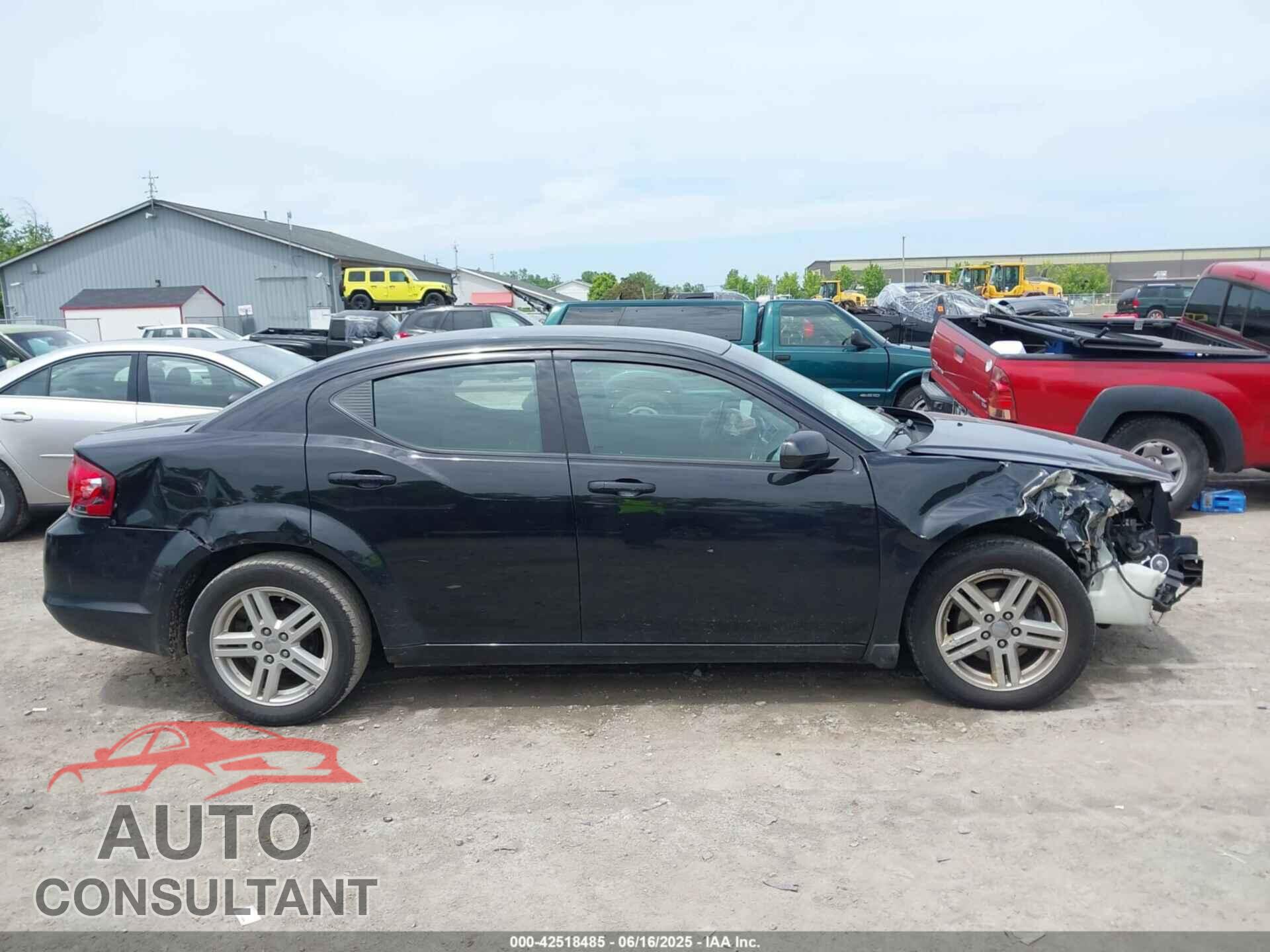 DODGE AVENGER 2012 - 1C3CDZCB2CN174893