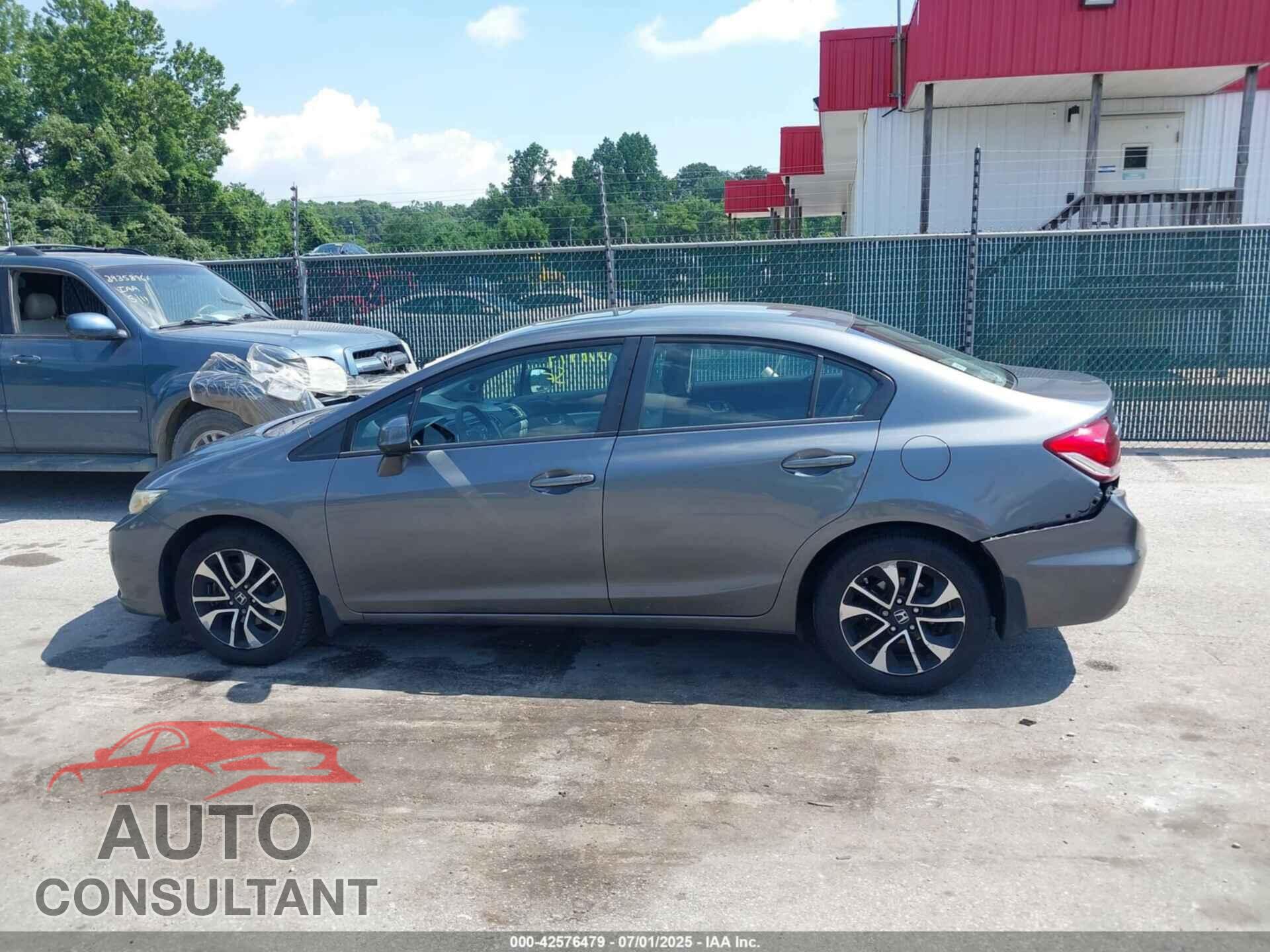 HONDA CIVIC 2013 - 19XFB2F98DE201499