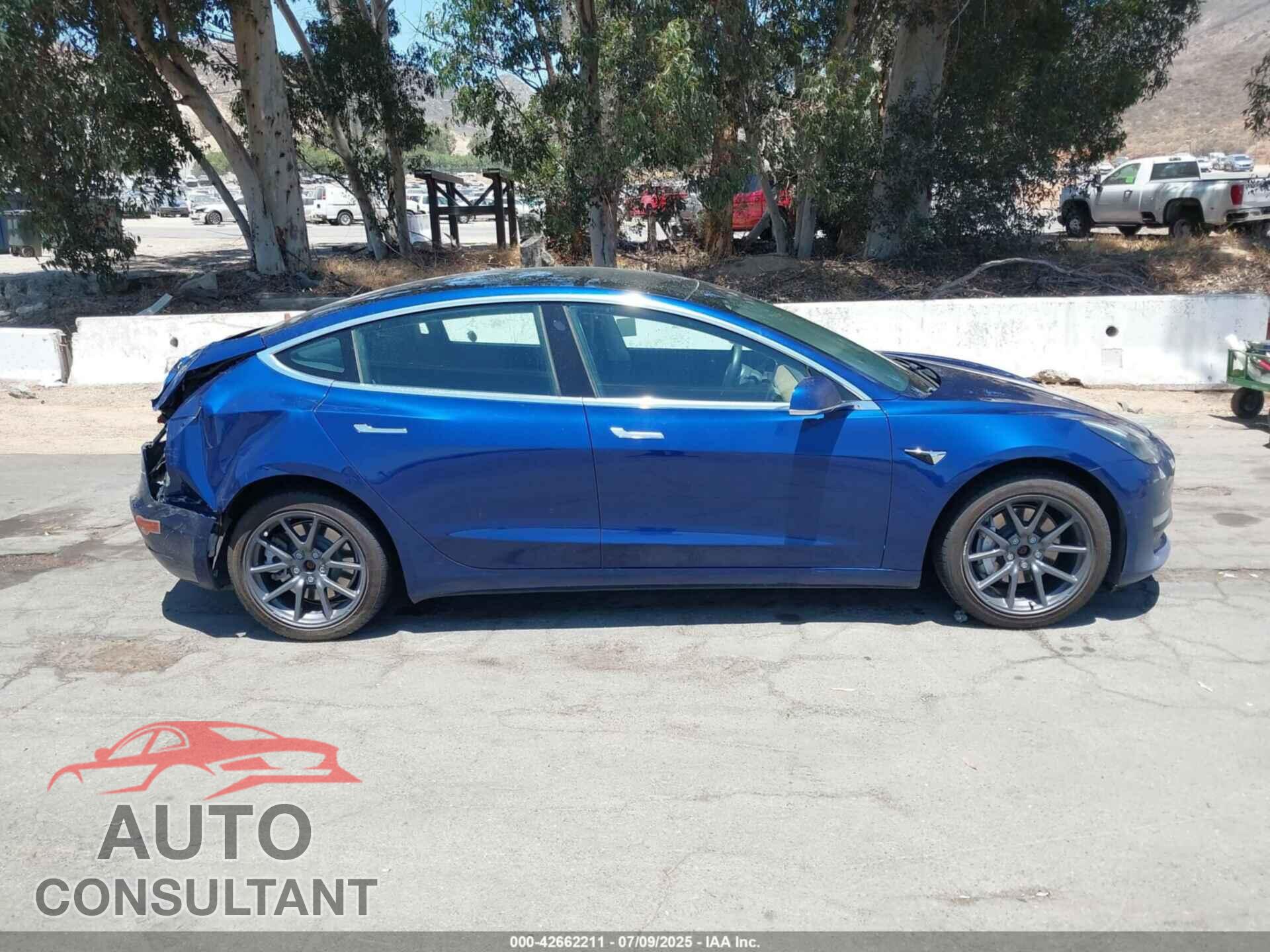 TESLA MODEL 3 2019 - 5YJ3E1EB3KF480506