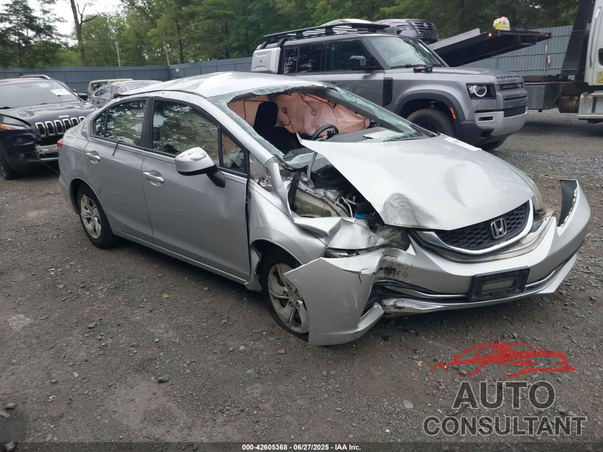 HONDA CIVIC 2013 - 19XFB2F56DE217522