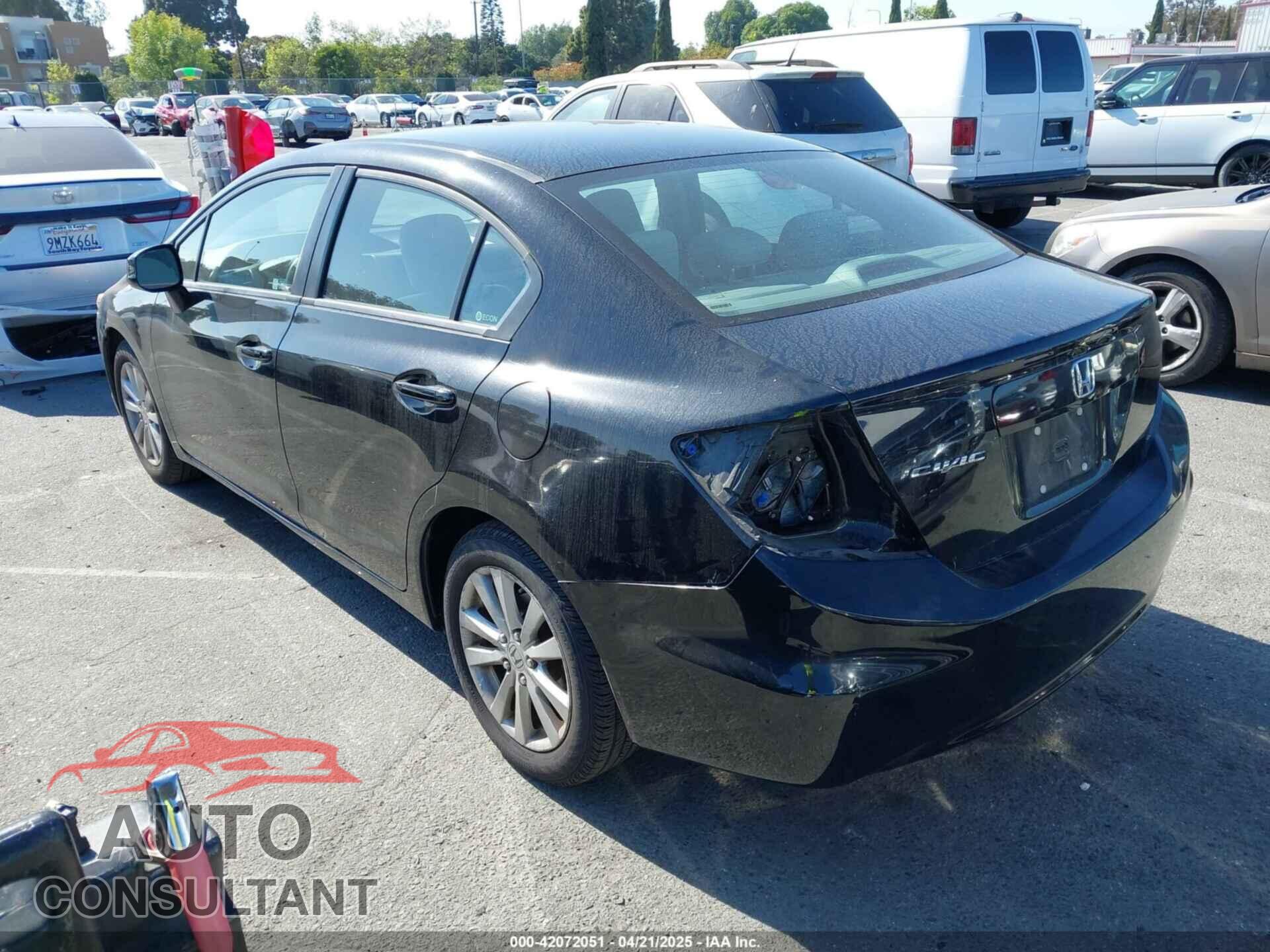 HONDA CIVIC 2012 - 19XFB2F87CE317055