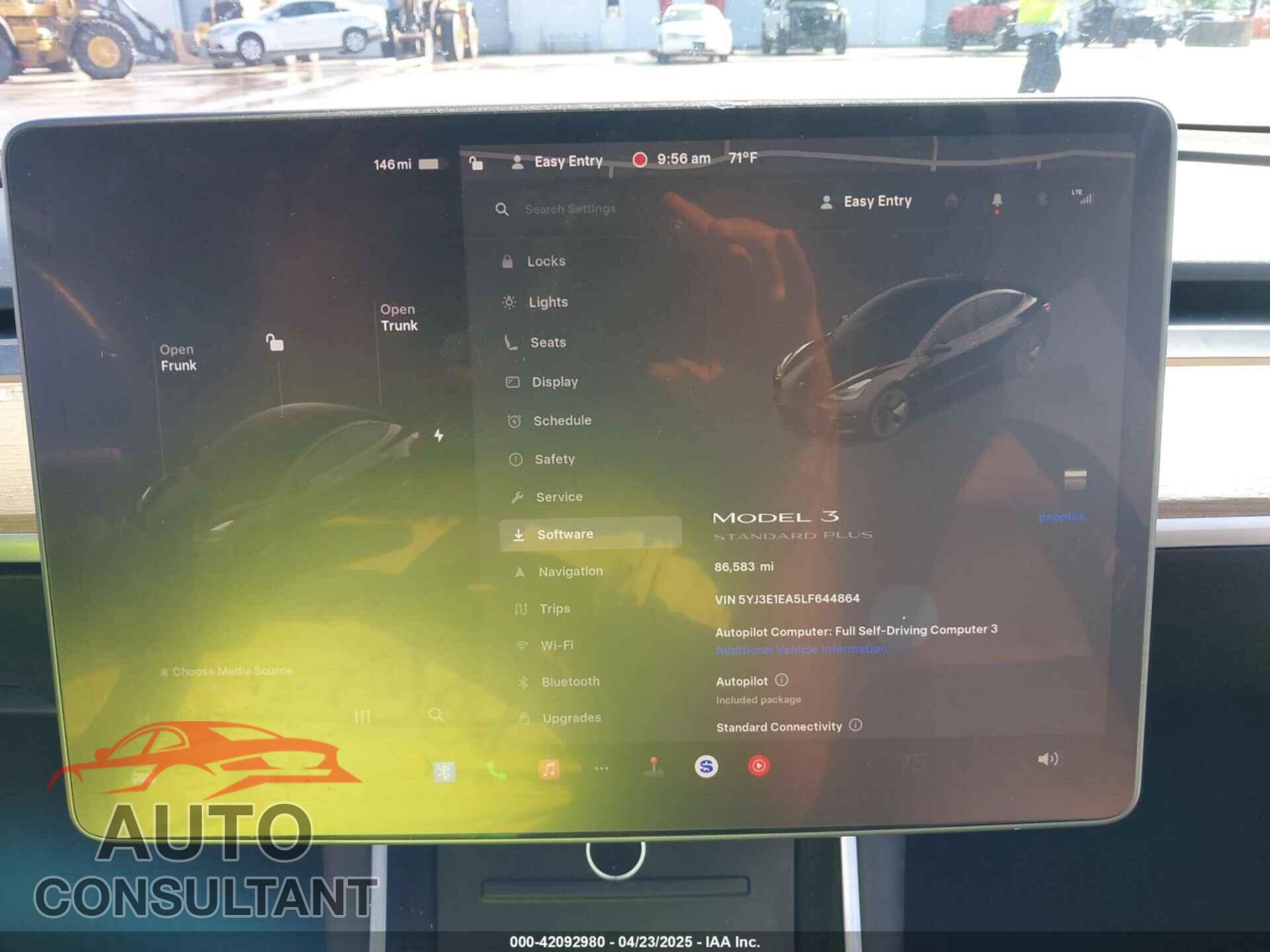 TESLA MODEL 3 2020 - 5YJ3E1EA5LF644864