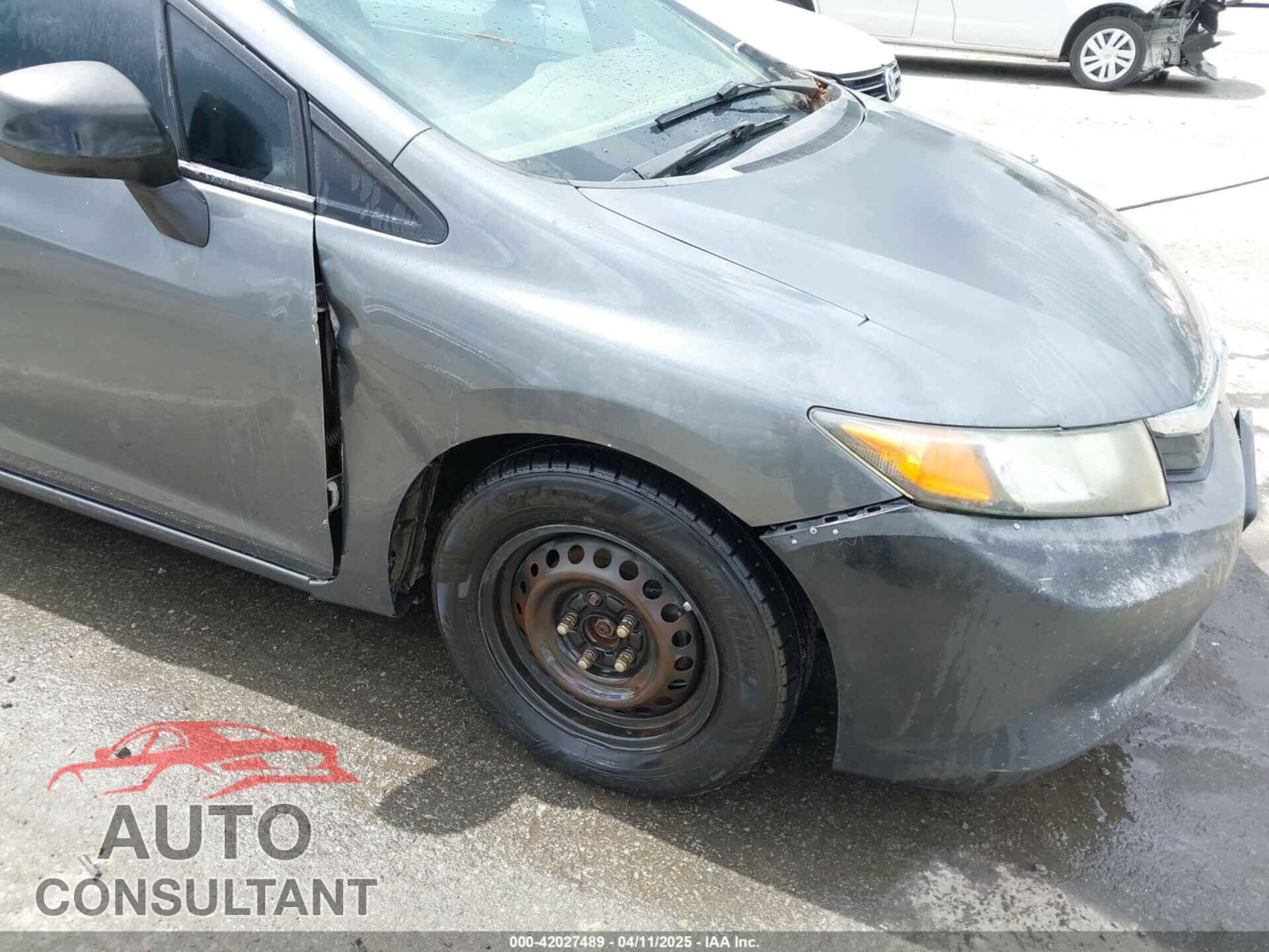 HONDA CIVIC 2012 - 19XFB2F56CE045295