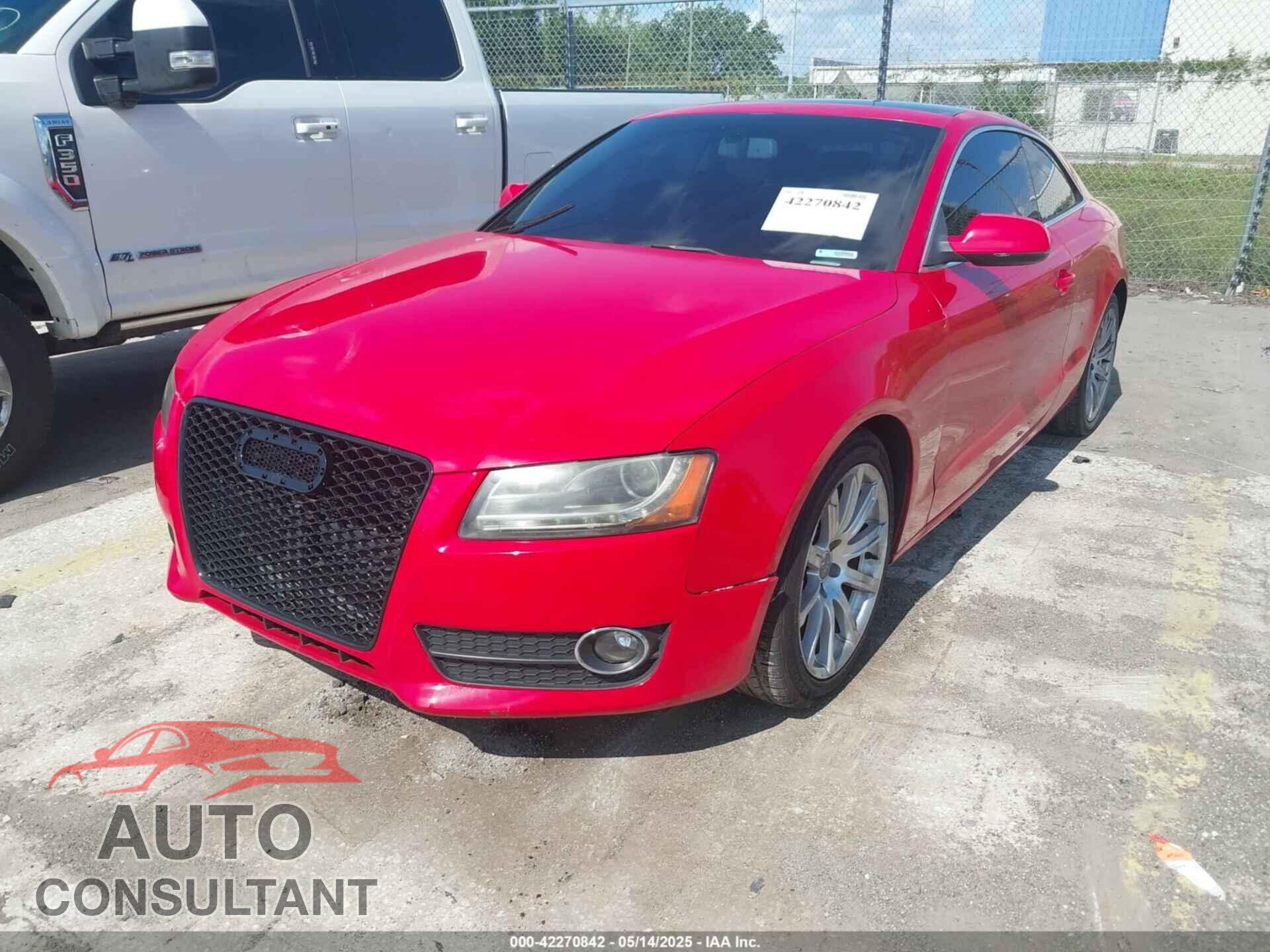 AUDI A5 2012 - WAULFAFR7CA027425