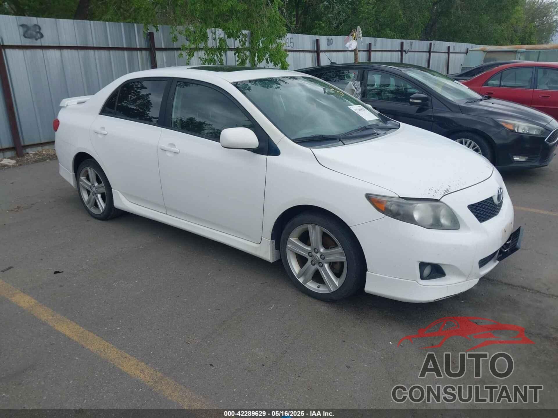 TOYOTA COROLLA 2009 - 1NXBE40EX9Z031223