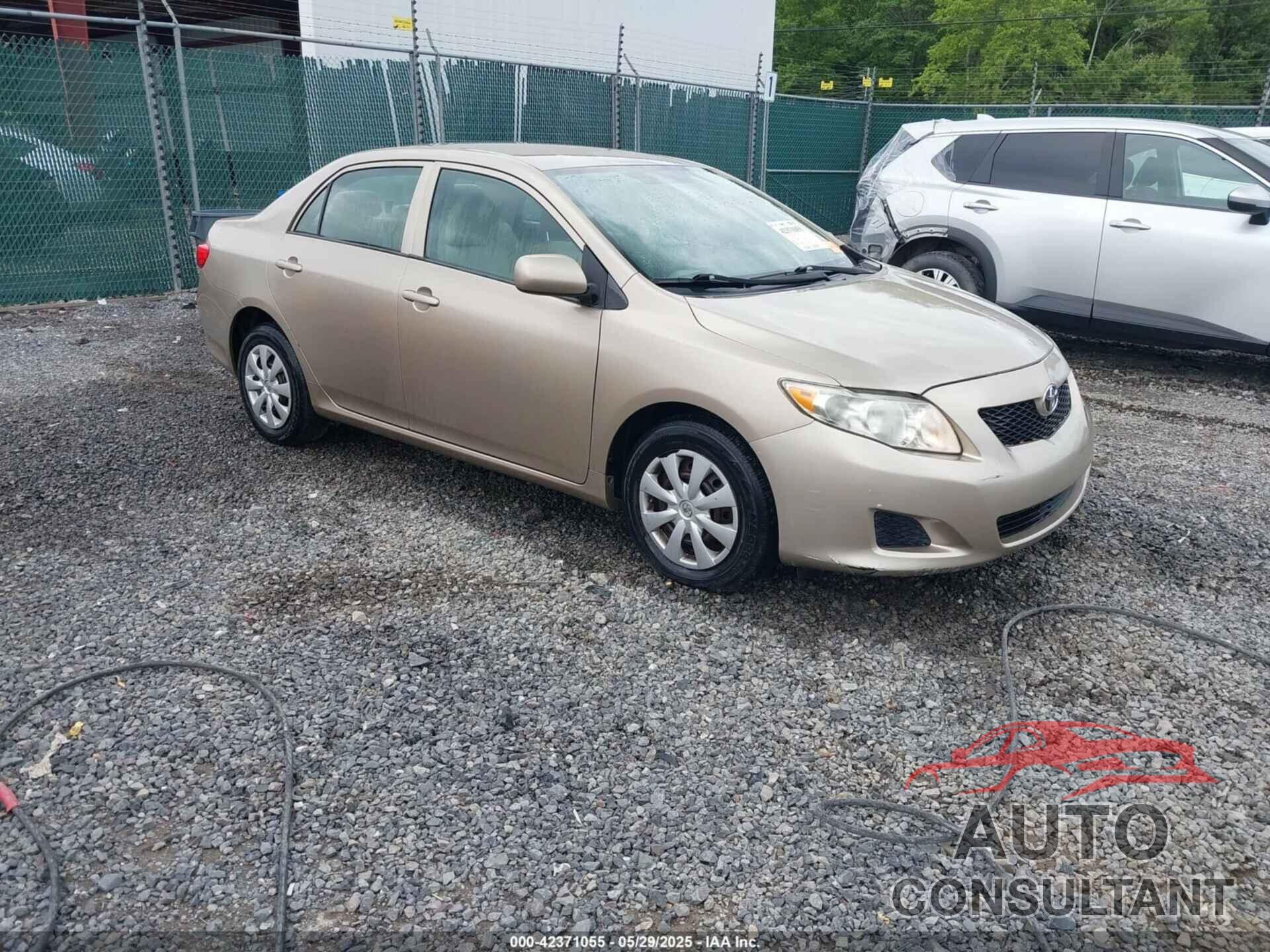 TOYOTA COROLLA 2009 - 2T1BU40E49C018651
