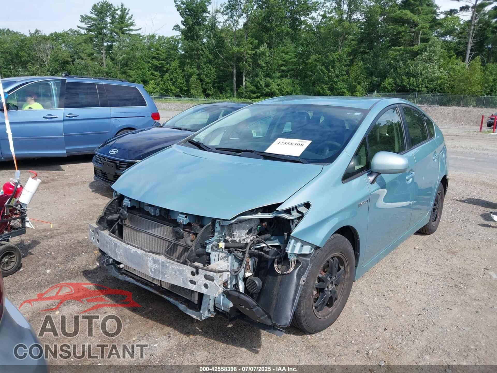 TOYOTA PRIUS 2012 - JTDKN3DU2C1515976