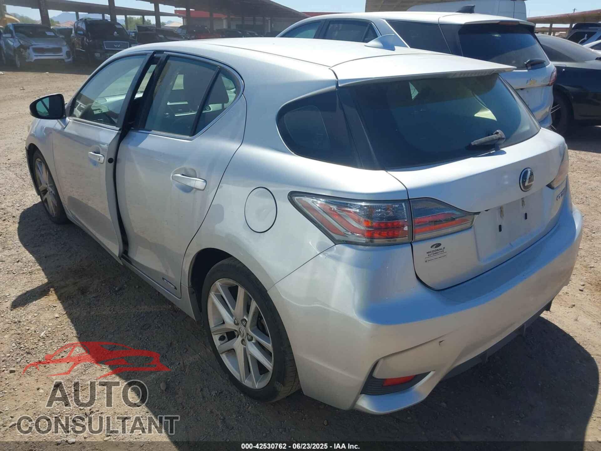 LEXUS CT 200H 2014 - JTHKD5BH4E2197486