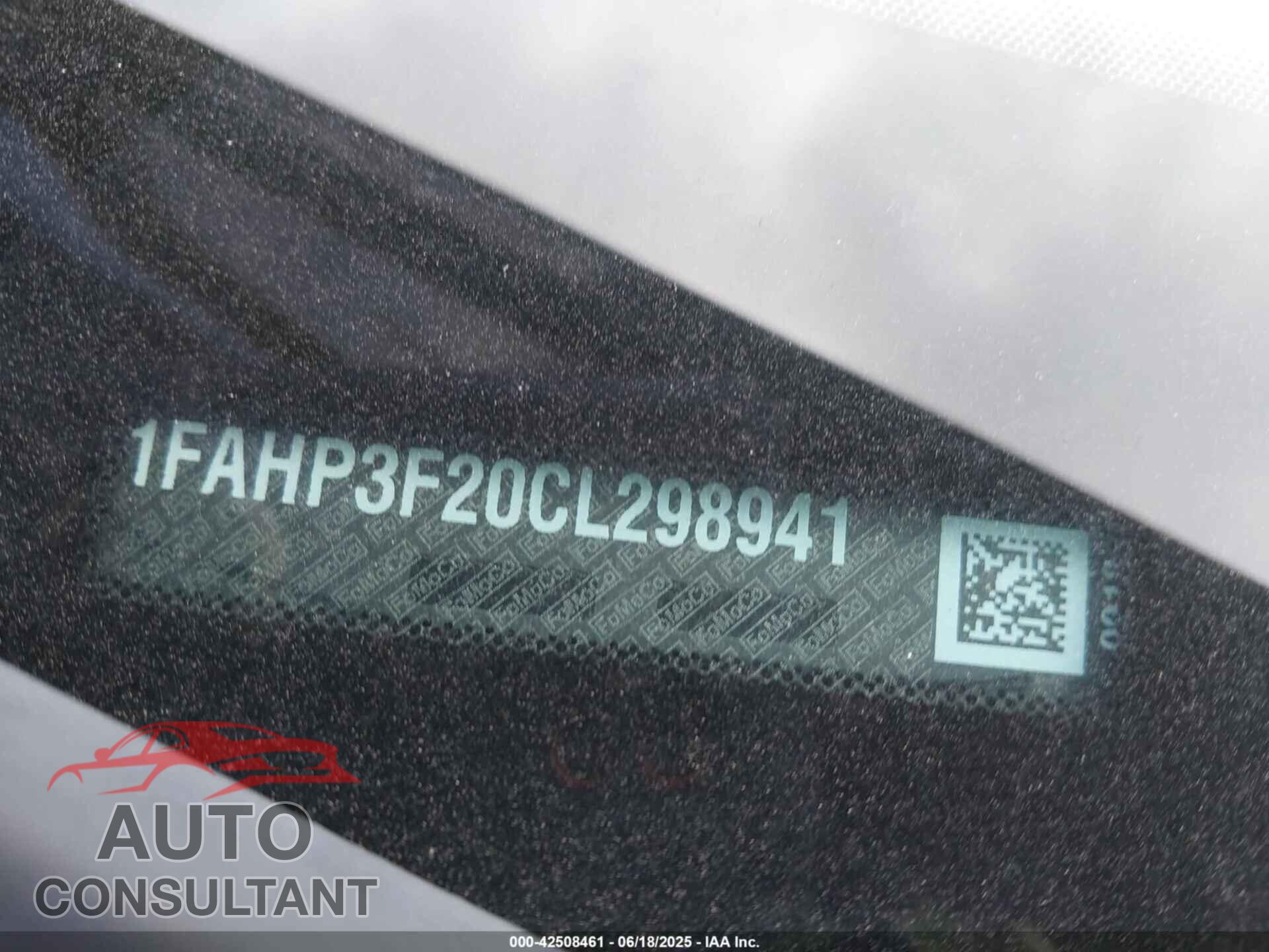 FORD FOCUS 2012 - 1FAHP3F20CL298941