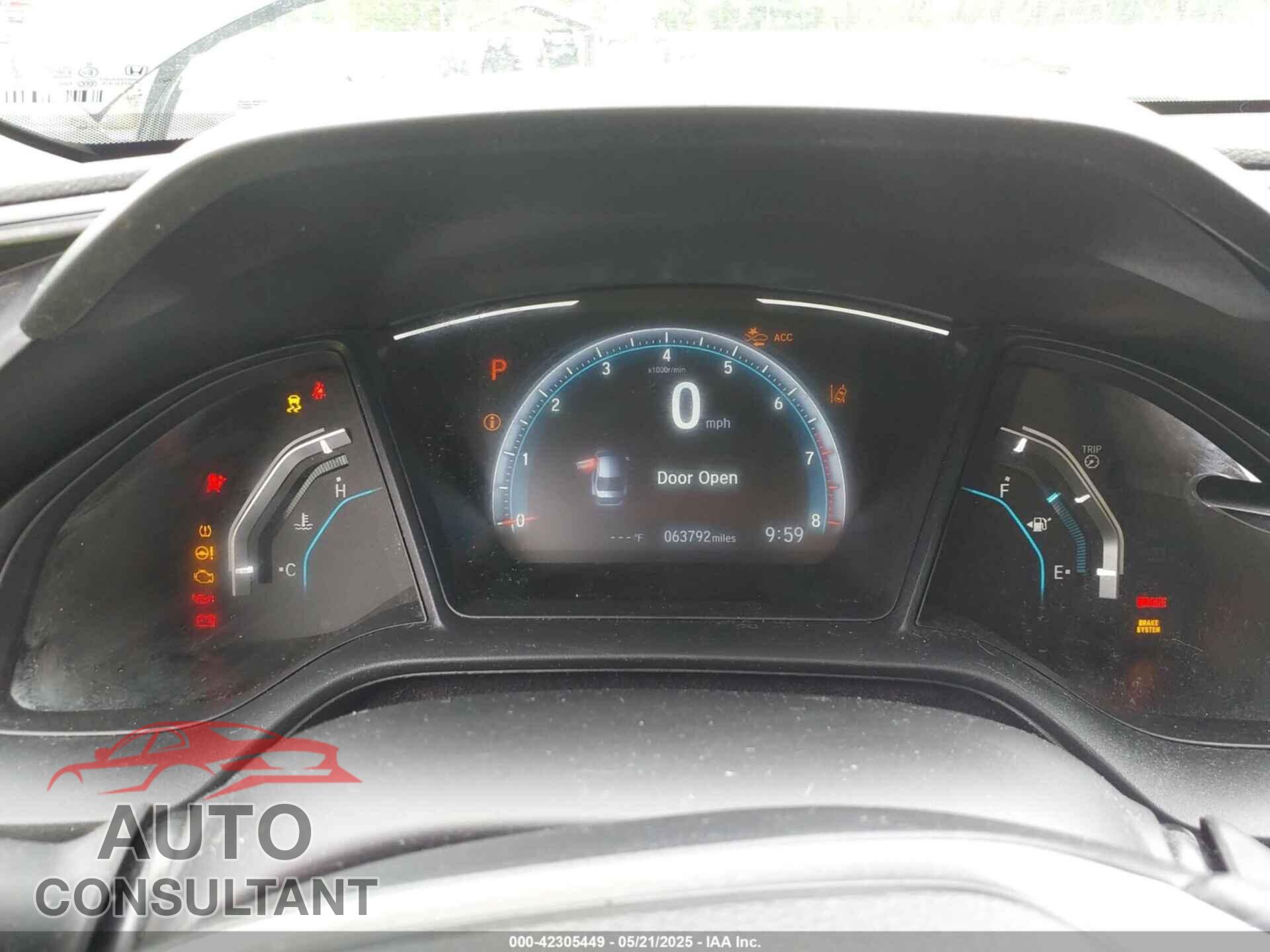 HONDA CIVIC 2020 - 2HGFC2F65LH551129