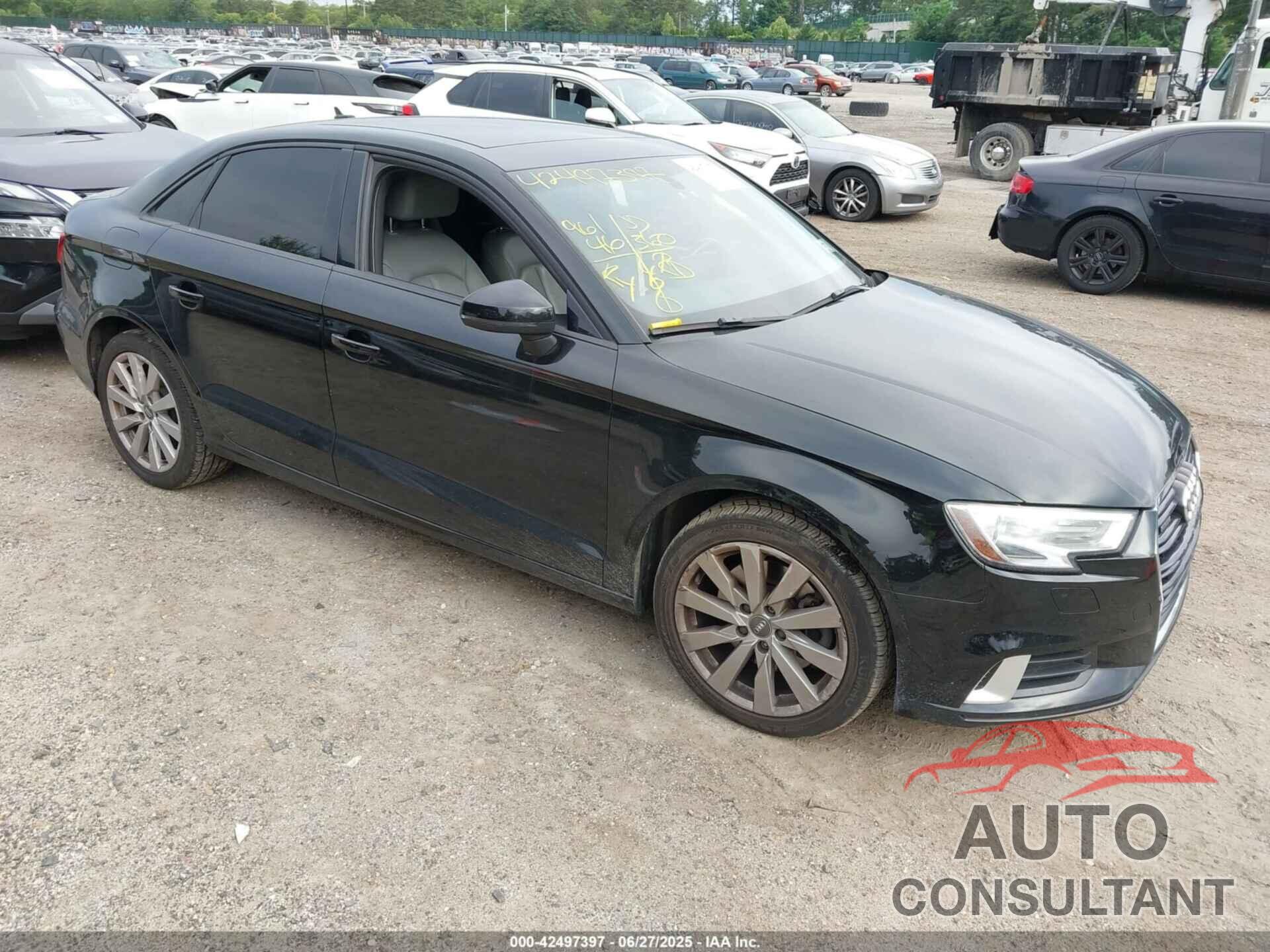 AUDI A3 2017 - WAUB8GFF5H1066584