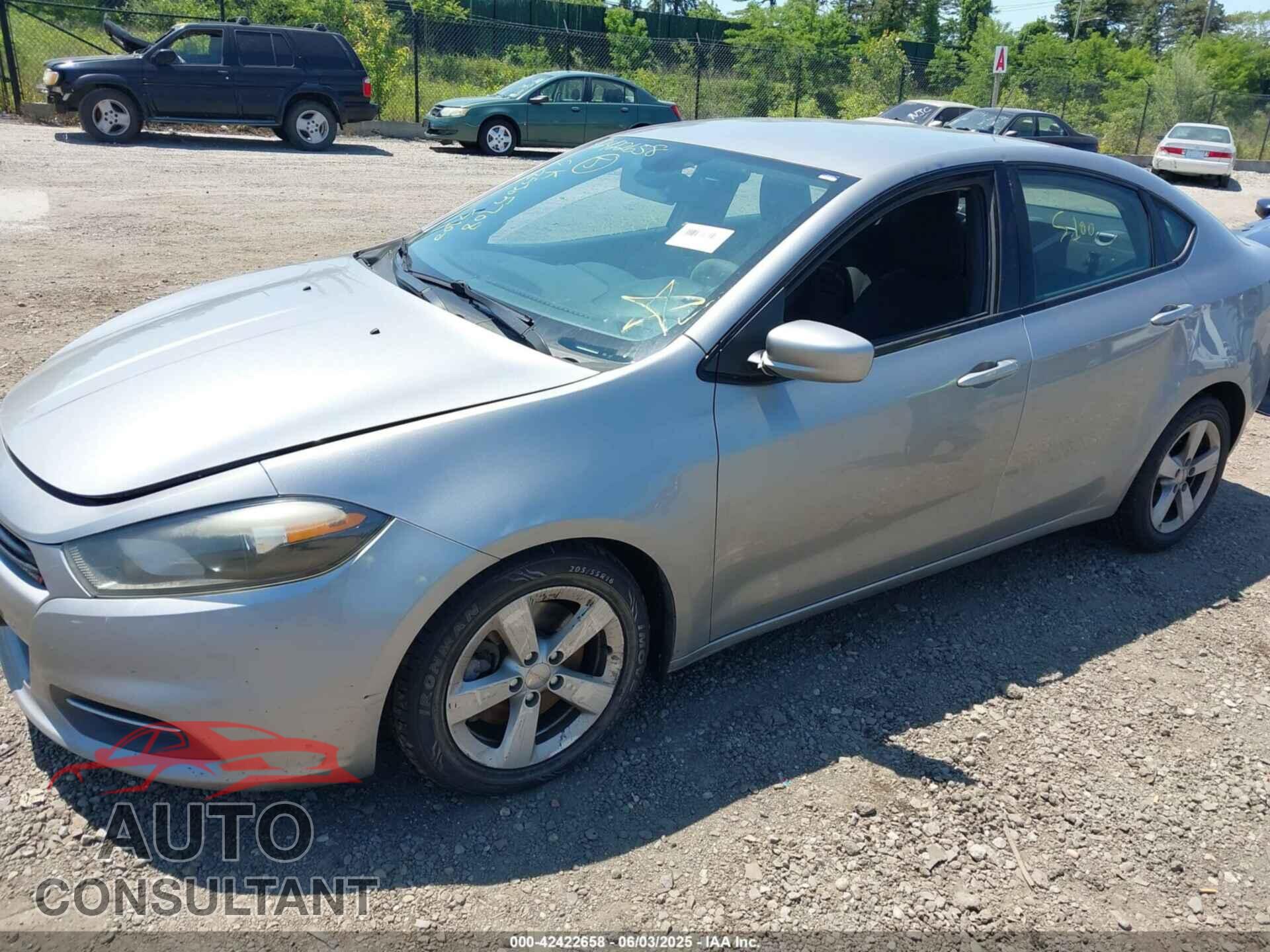 DODGE DART 2015 - 1C3CDFBB4FD310211