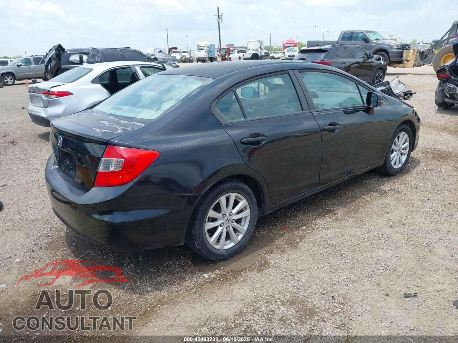 HONDA CIVIC 2012 - 2HGFB2F84CH509314