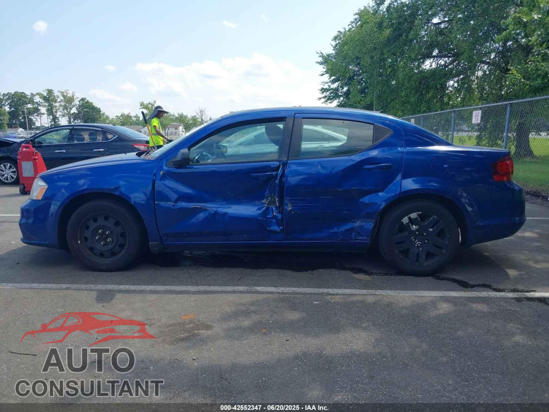 DODGE AVENGER 2013 - 1C3CDZAB9DN700926