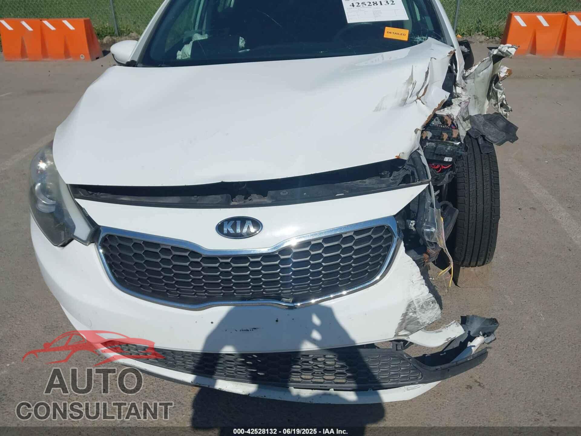 KIA FORTE 2016 - KNAFK4A62G5457840