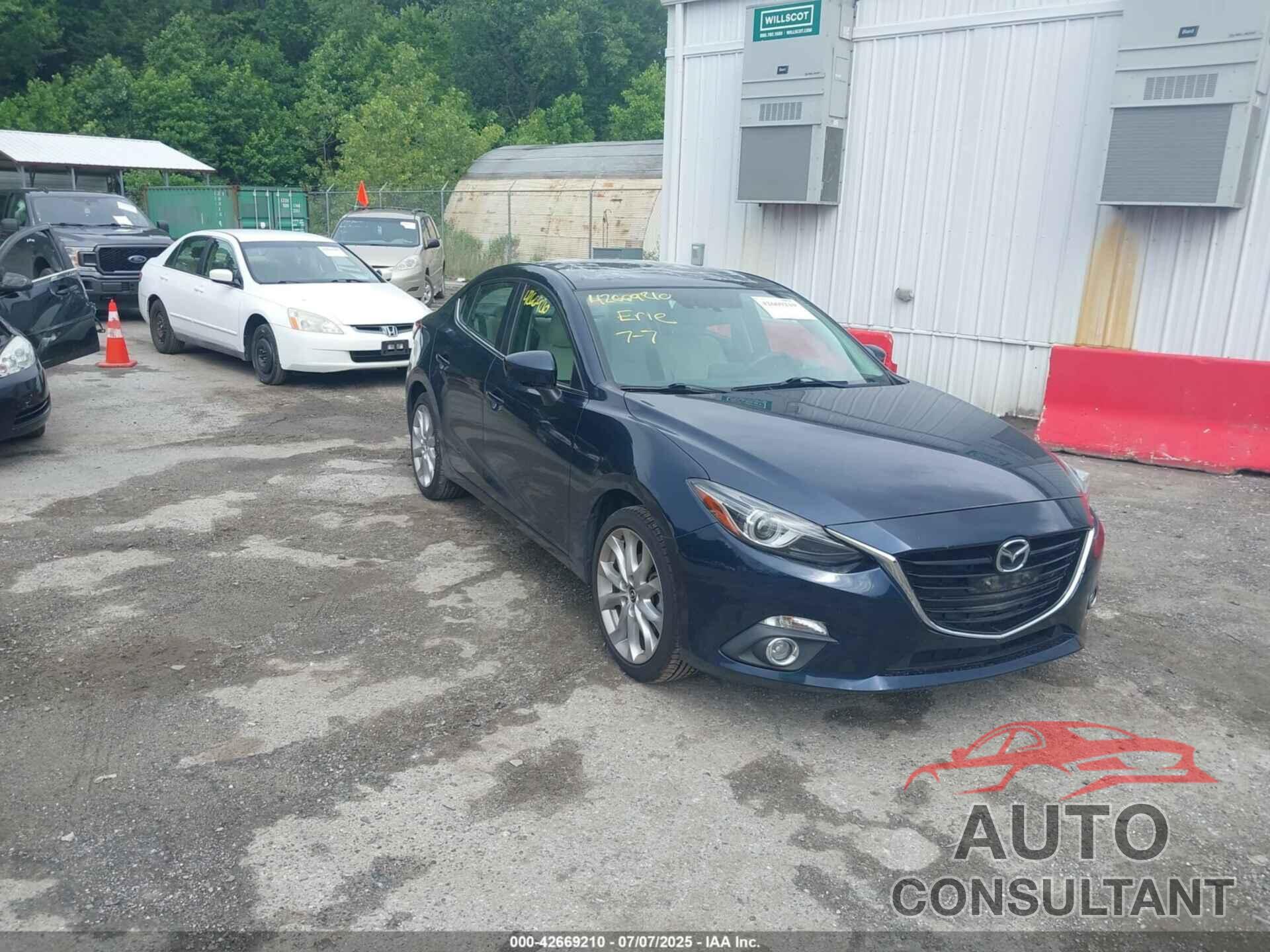 MAZDA MAZDA3 2014 - JM1BM1W38E1182990