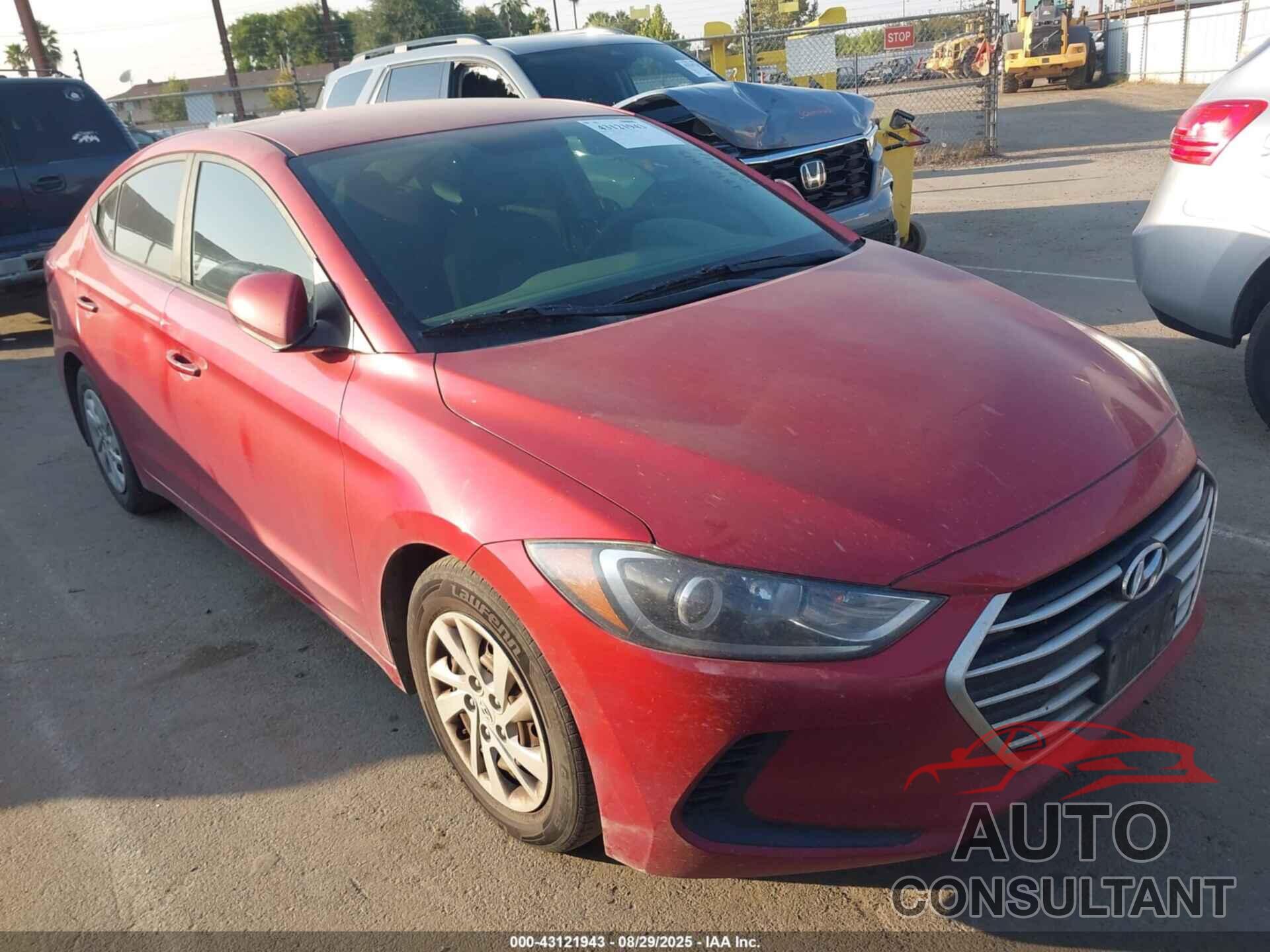 HYUNDAI ELANTRA 2017 - 5NPD74LFXHH182129