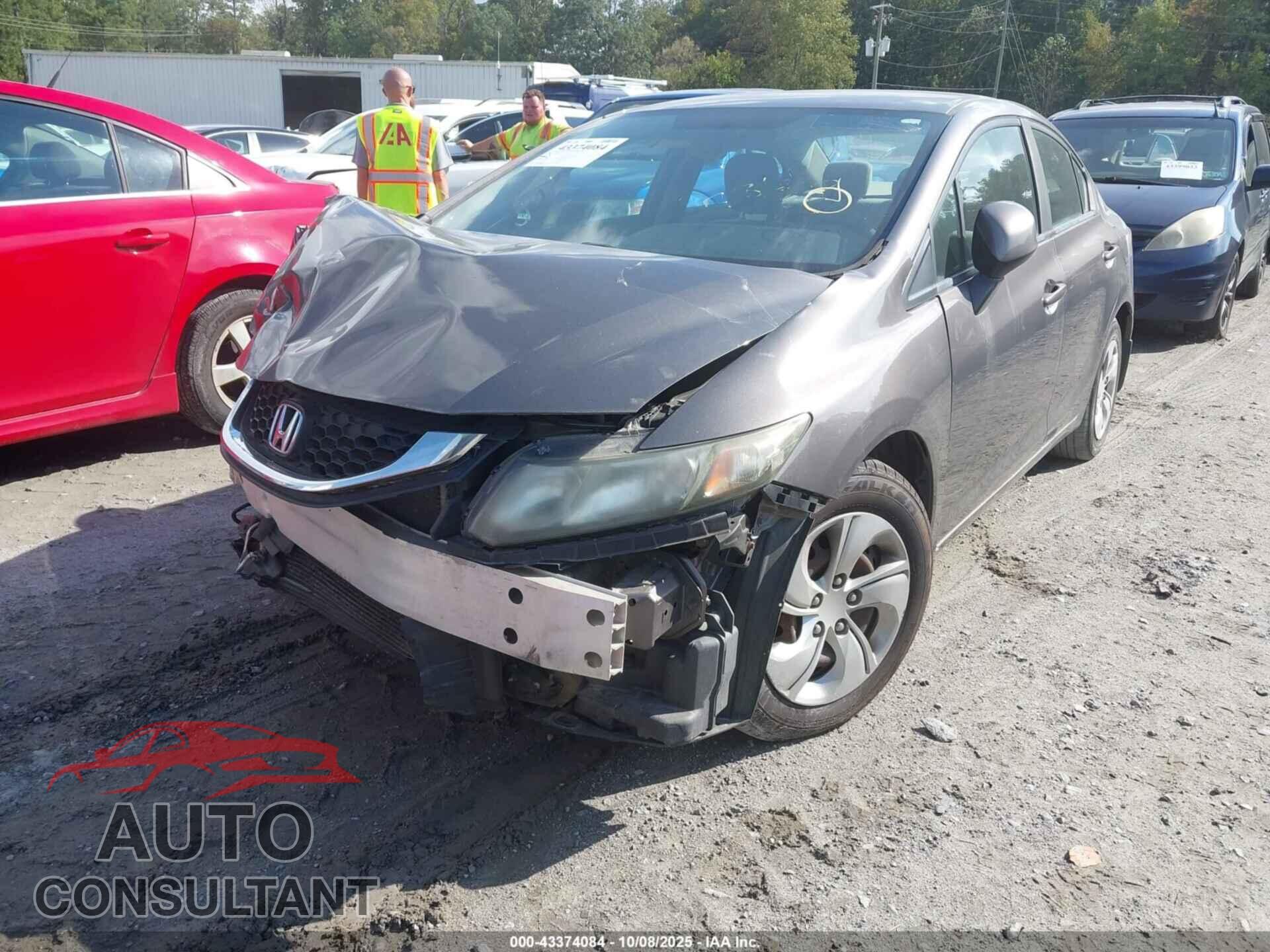 HONDA CIVIC 2013 - 19XFB2F53DE077302