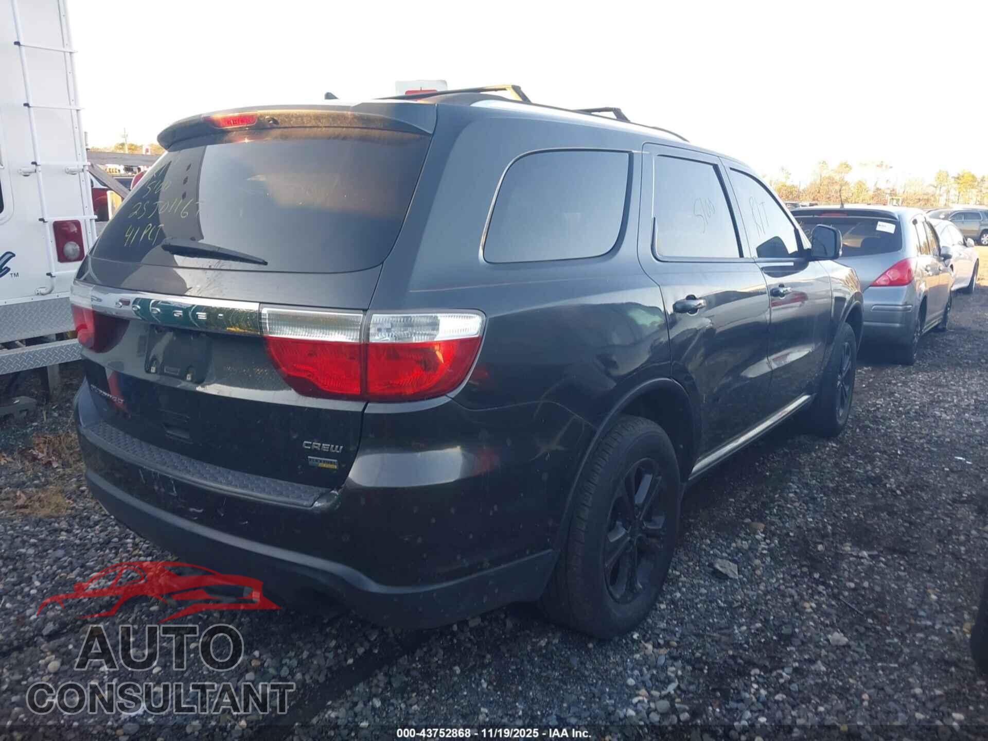 DODGE DURANGO 2011 - 1D4RD4GG0BC729836