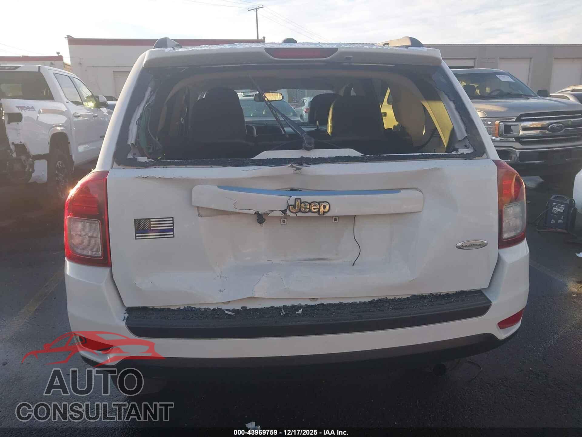 JEEP COMPASS 2017 - 1C4NJCEB6HD162976