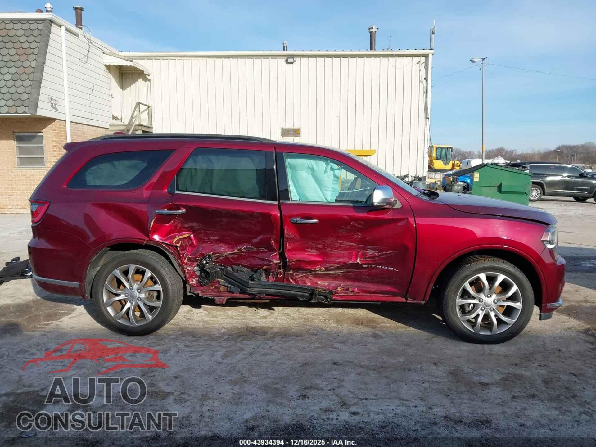 DODGE DURANGO 2017 - 1C4RDJEG3HC691641
