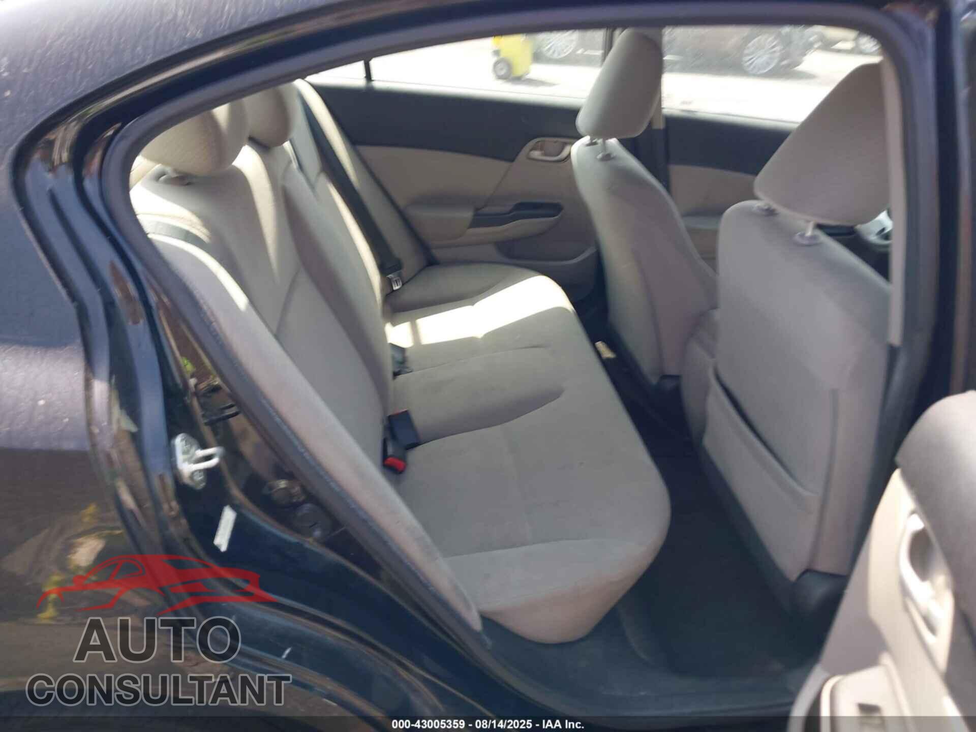 HONDA CIVIC 2013 - 19XFB2F52DE257631