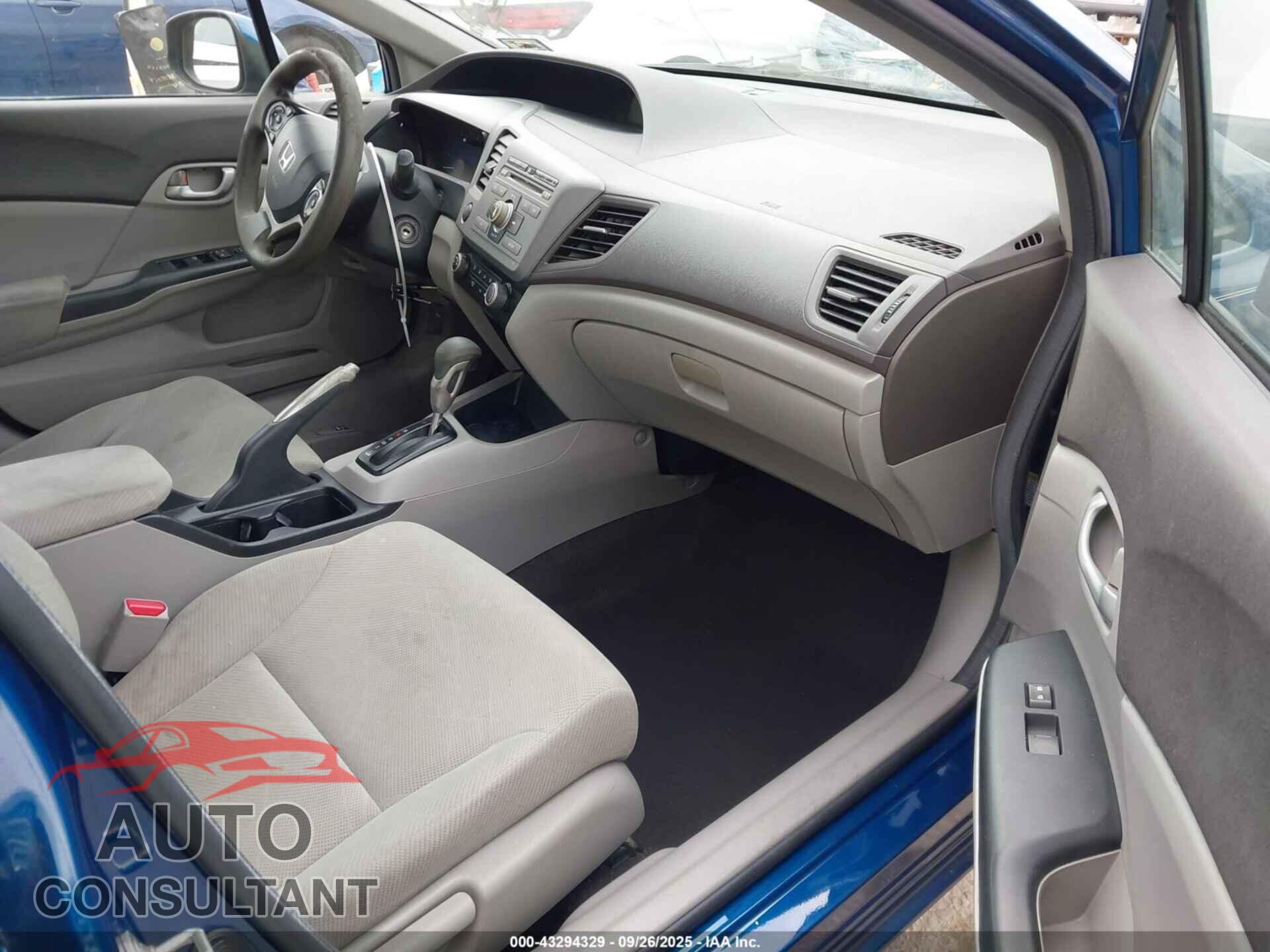 HONDA CIVIC 2012 - 19XFB2F51CE361994
