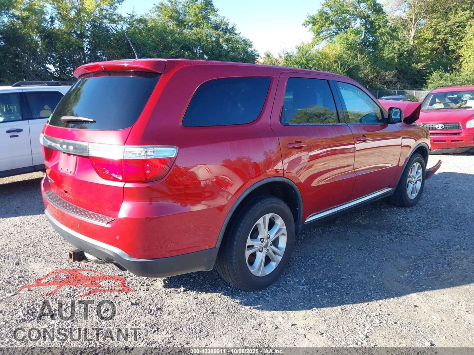 DODGE DURANGO 2011 - 1D4RE2GG9BC654233