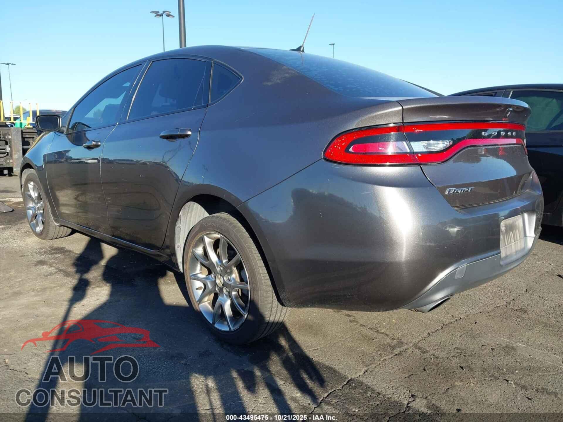 DODGE DART 2015 - 1C3CDFBB4FD213493