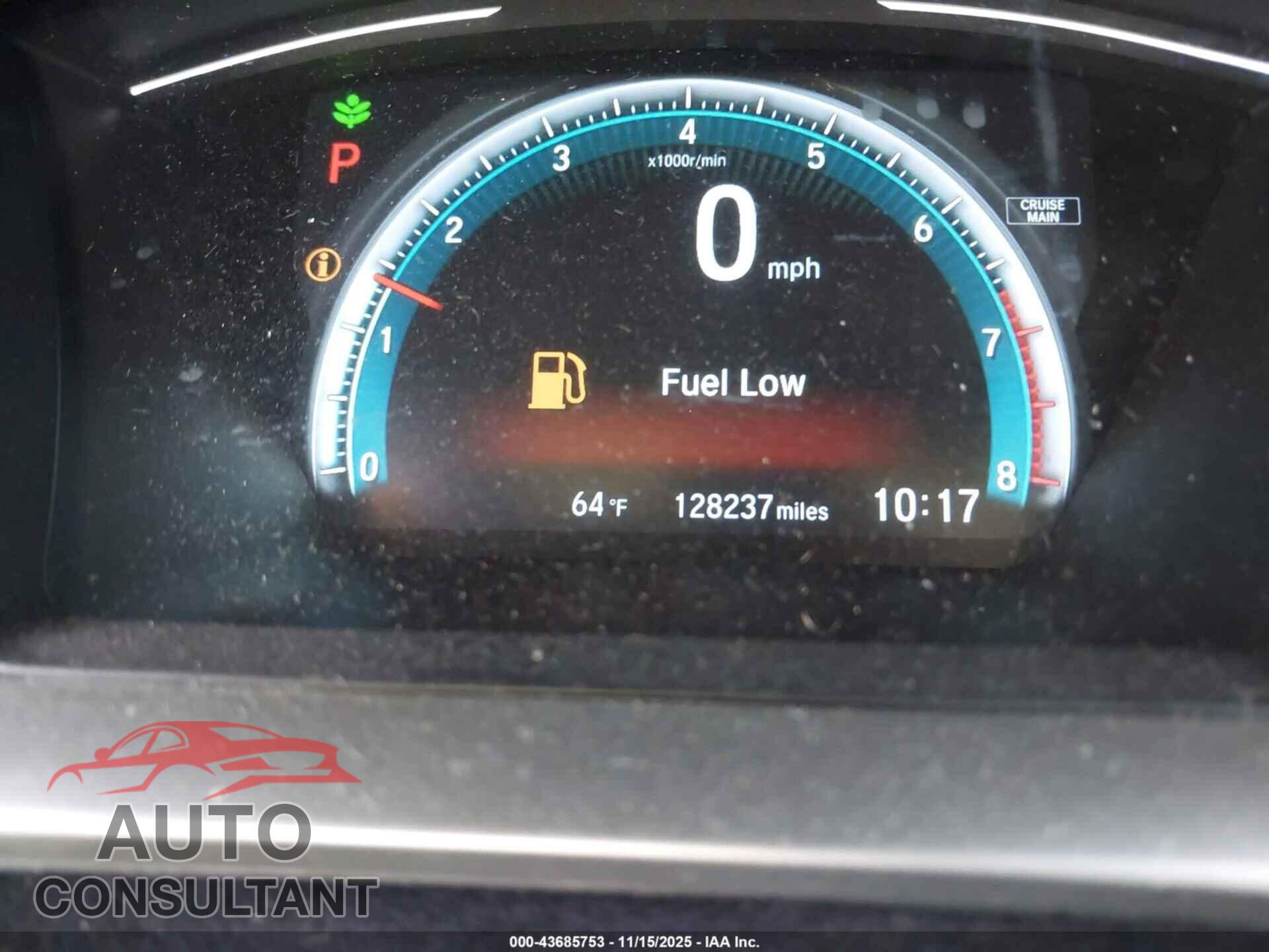 HONDA CIVIC 2017 - 2HGFC2F77HH558471