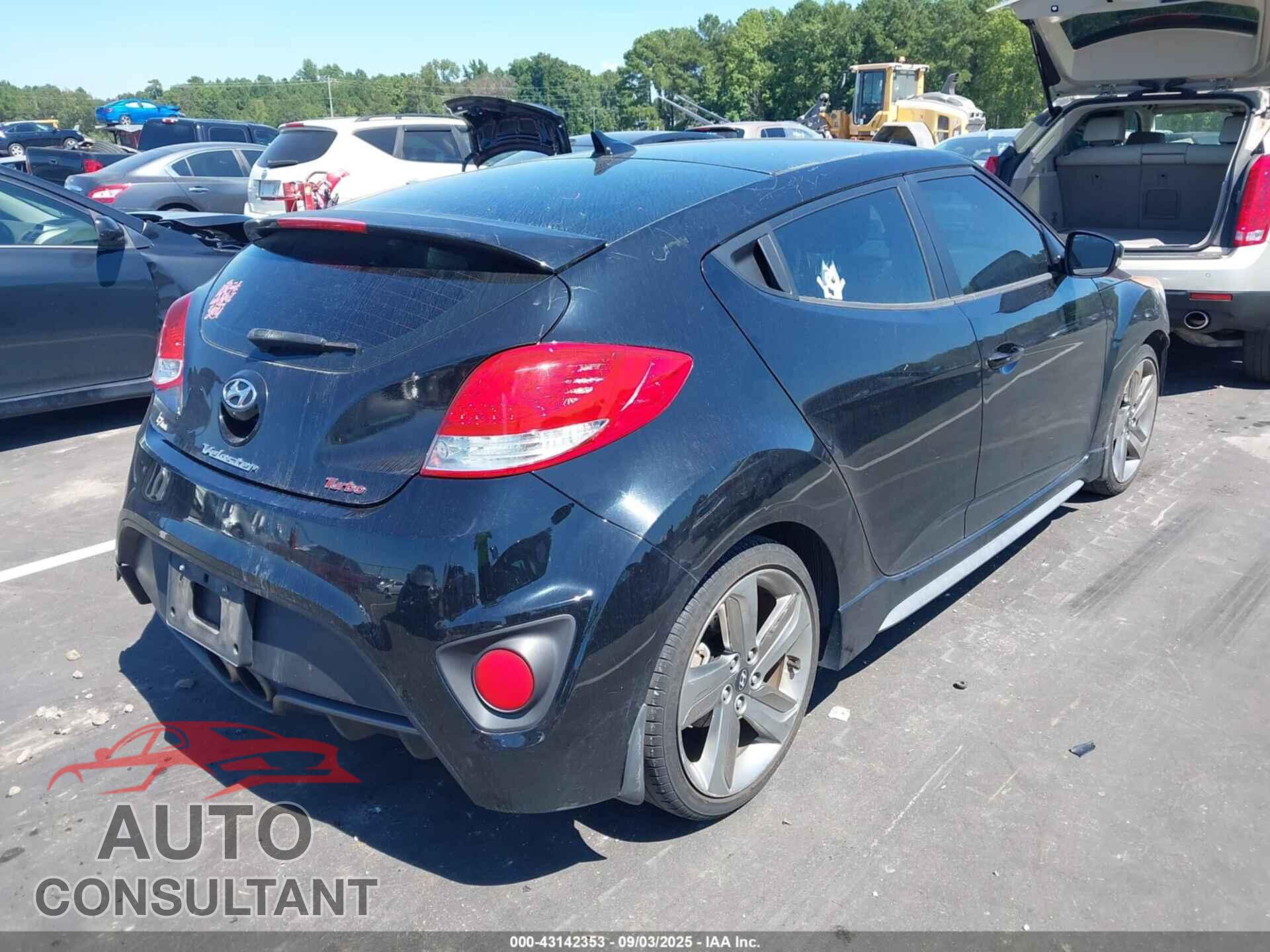 HYUNDAI VELOSTER 2013 - KMHTC6AE3DU152799
