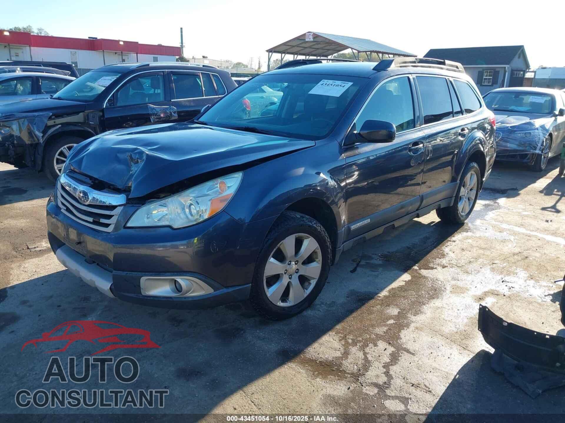 SUBARU OUTBACK 2011 - 4S4BRBCC0B3347602