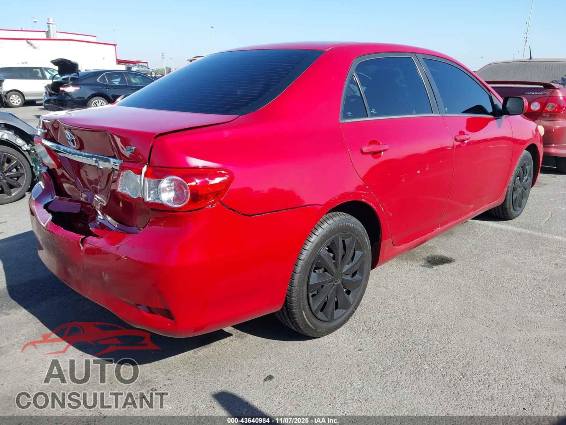TOYOTA COROLLA 2012 - 5YFBU4EE7CP066757