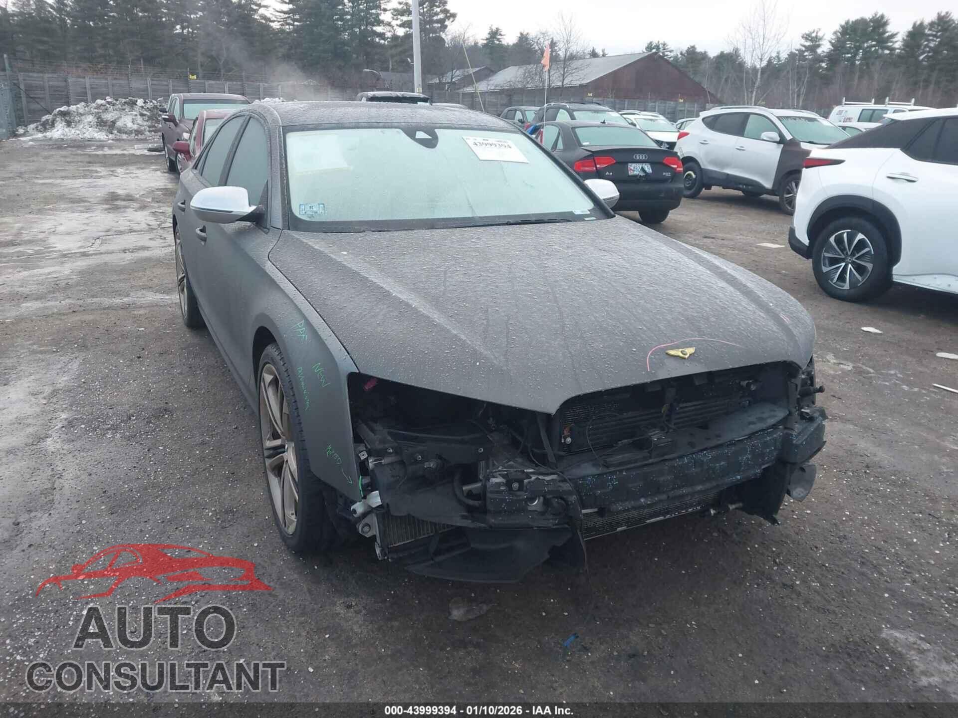 AUDI S8 2013 - WAUD2AFD3DN010491