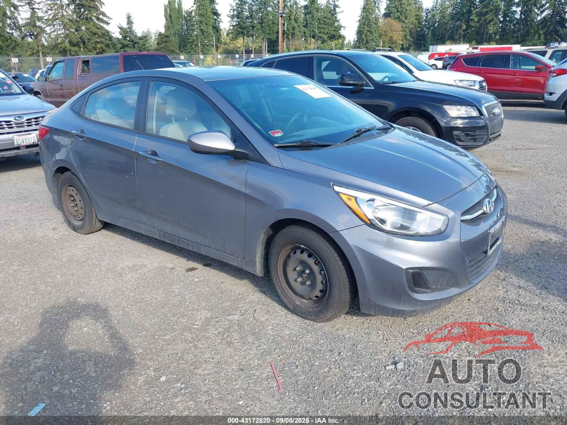 HYUNDAI ACCENT 2016 - KMHCT4AEXGU015741