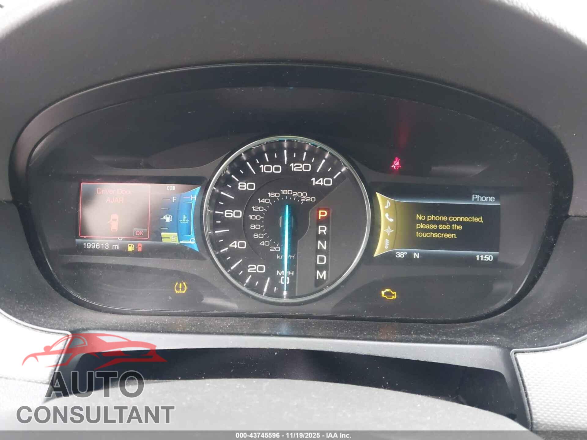 FORD EDGE 2012 - 2FMDK3JC3CBA18951
