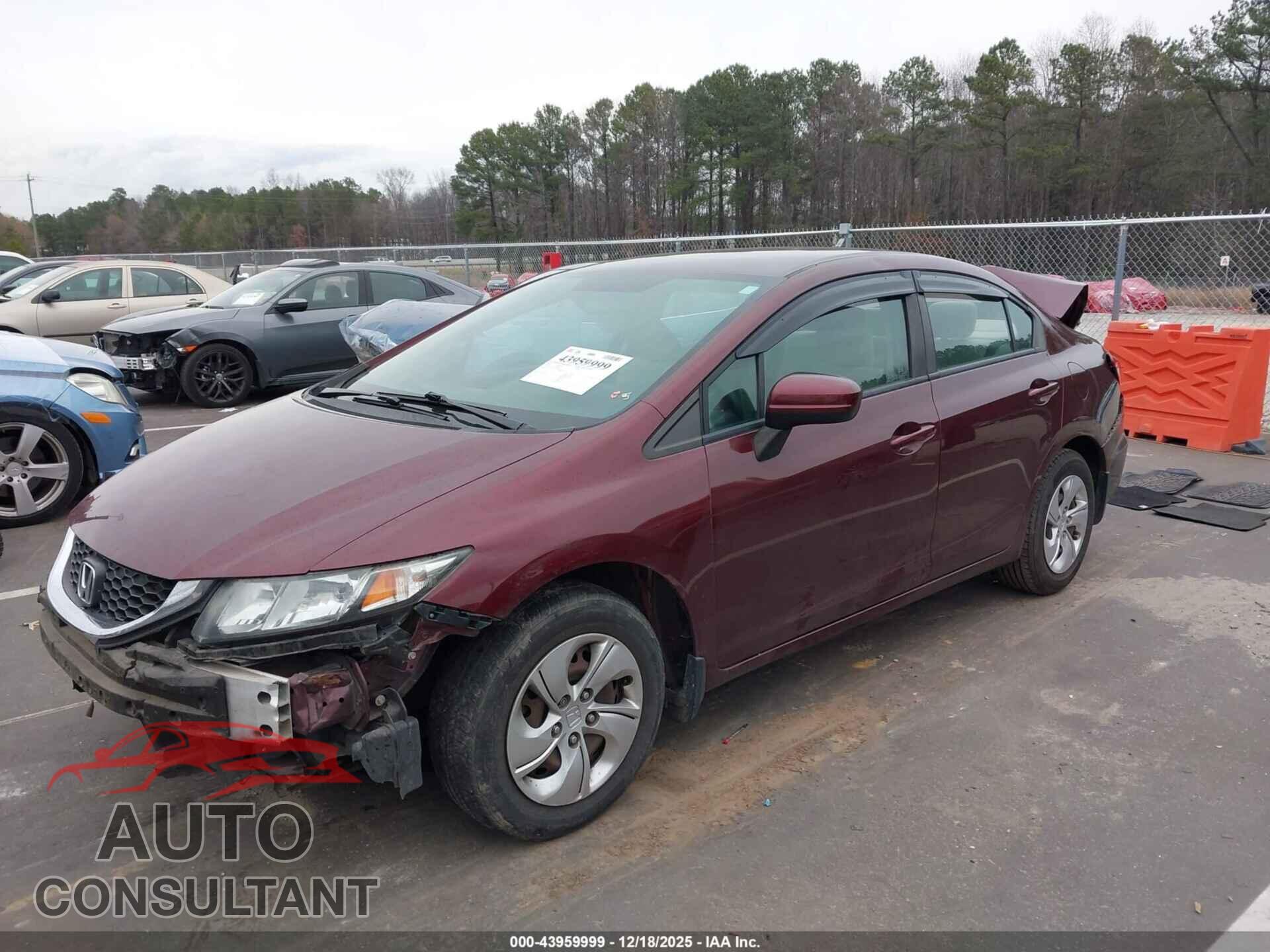 HONDA CIVIC 2015 - 19XFB2F54FE089252
