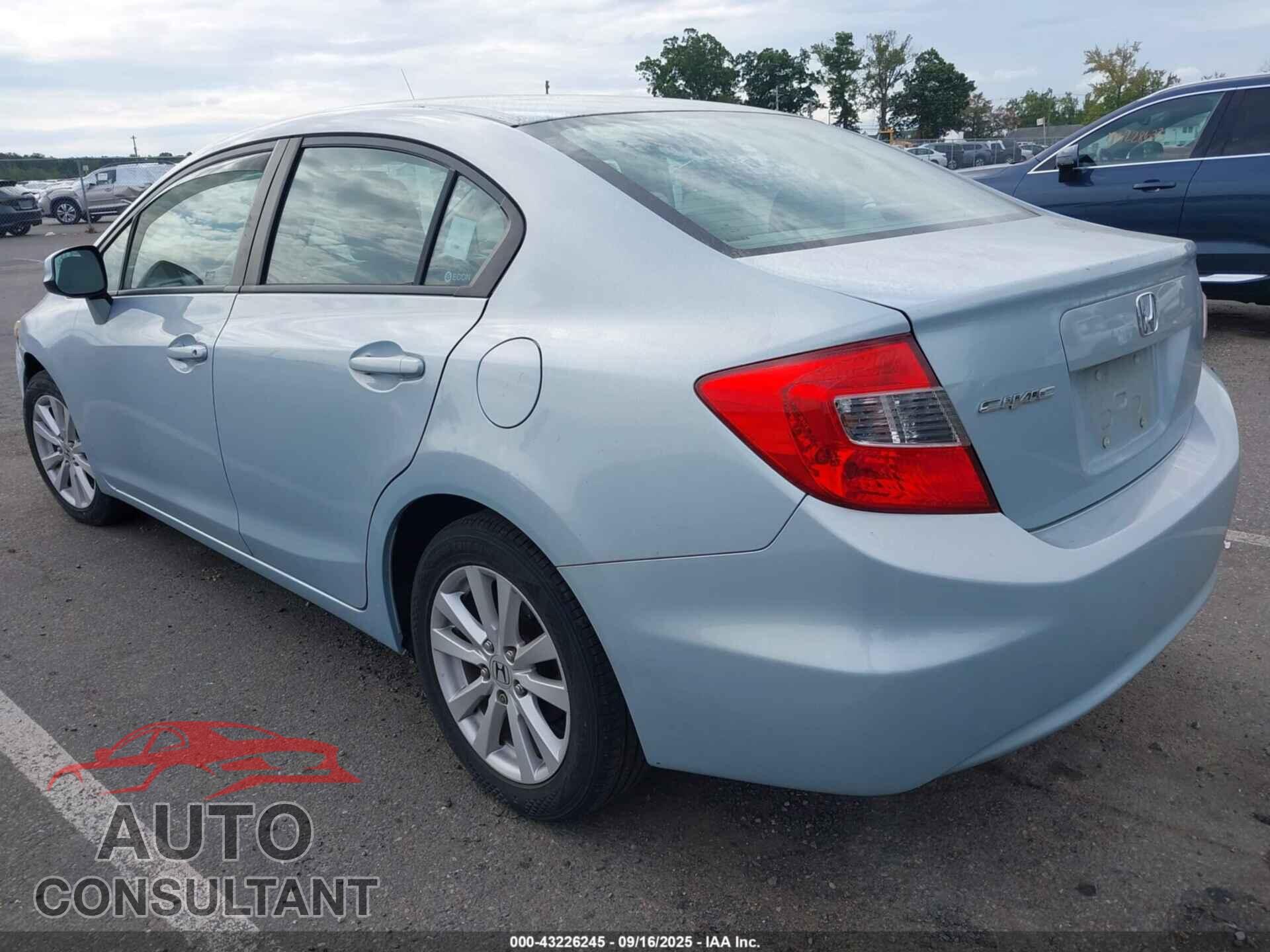 HONDA CIVIC 2012 - 19XFB2F81CE061334