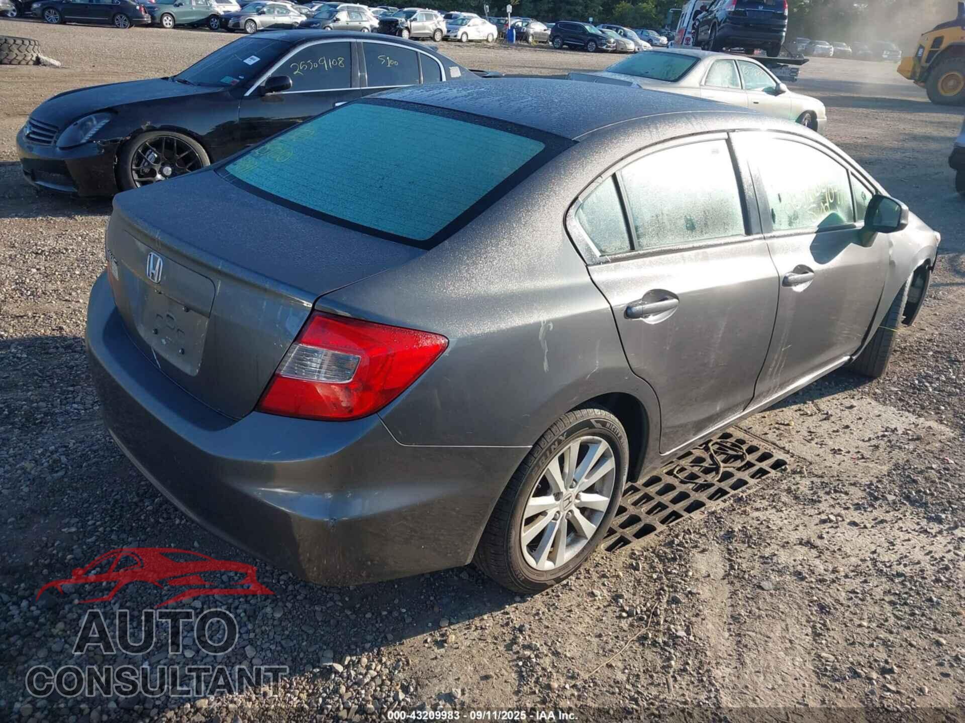 HONDA CIVIC 2012 - 2HGFB2F90CH520044