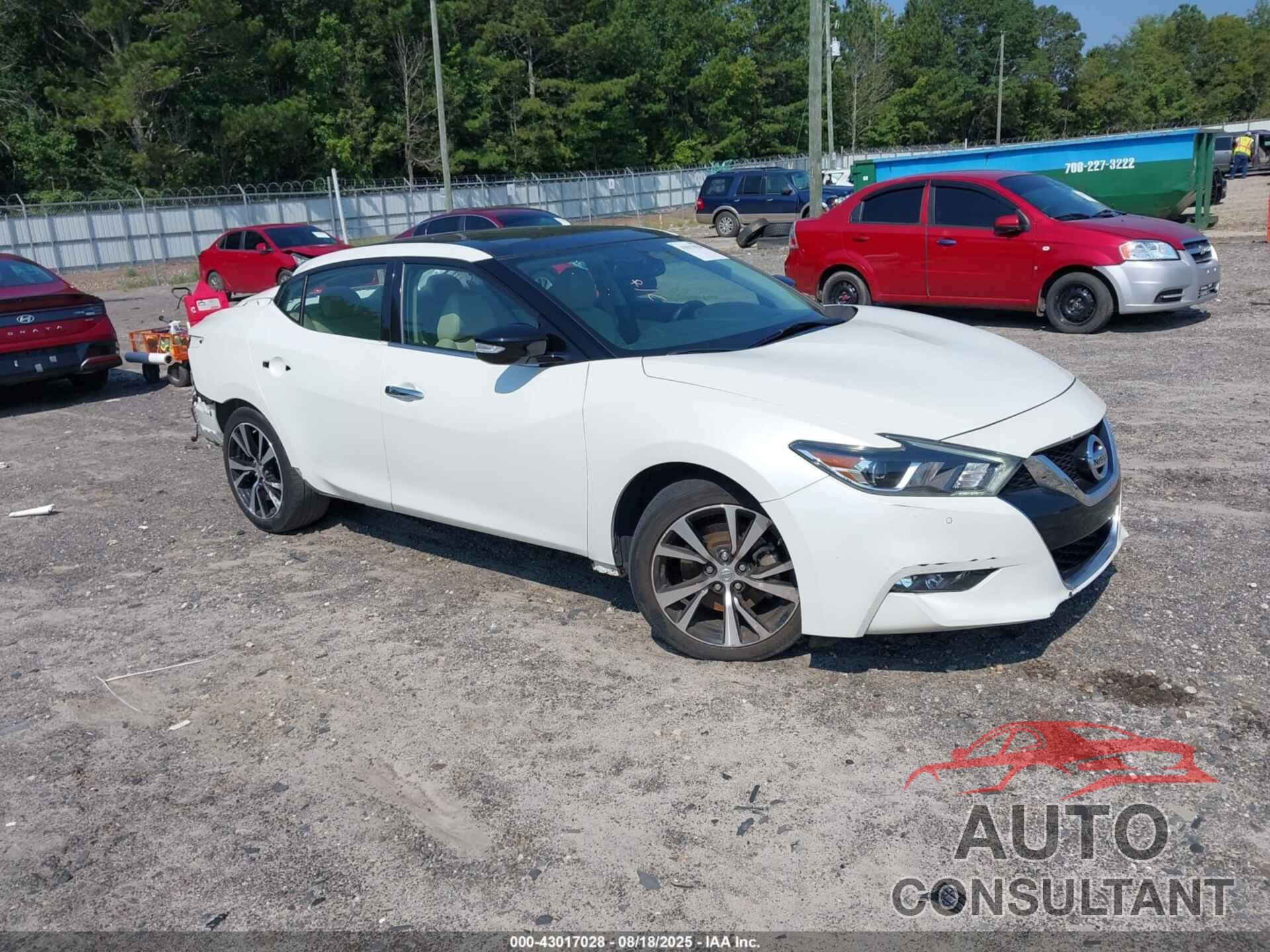 NISSAN MAXIMA 2018 - 1N4AA6AP6JC397428