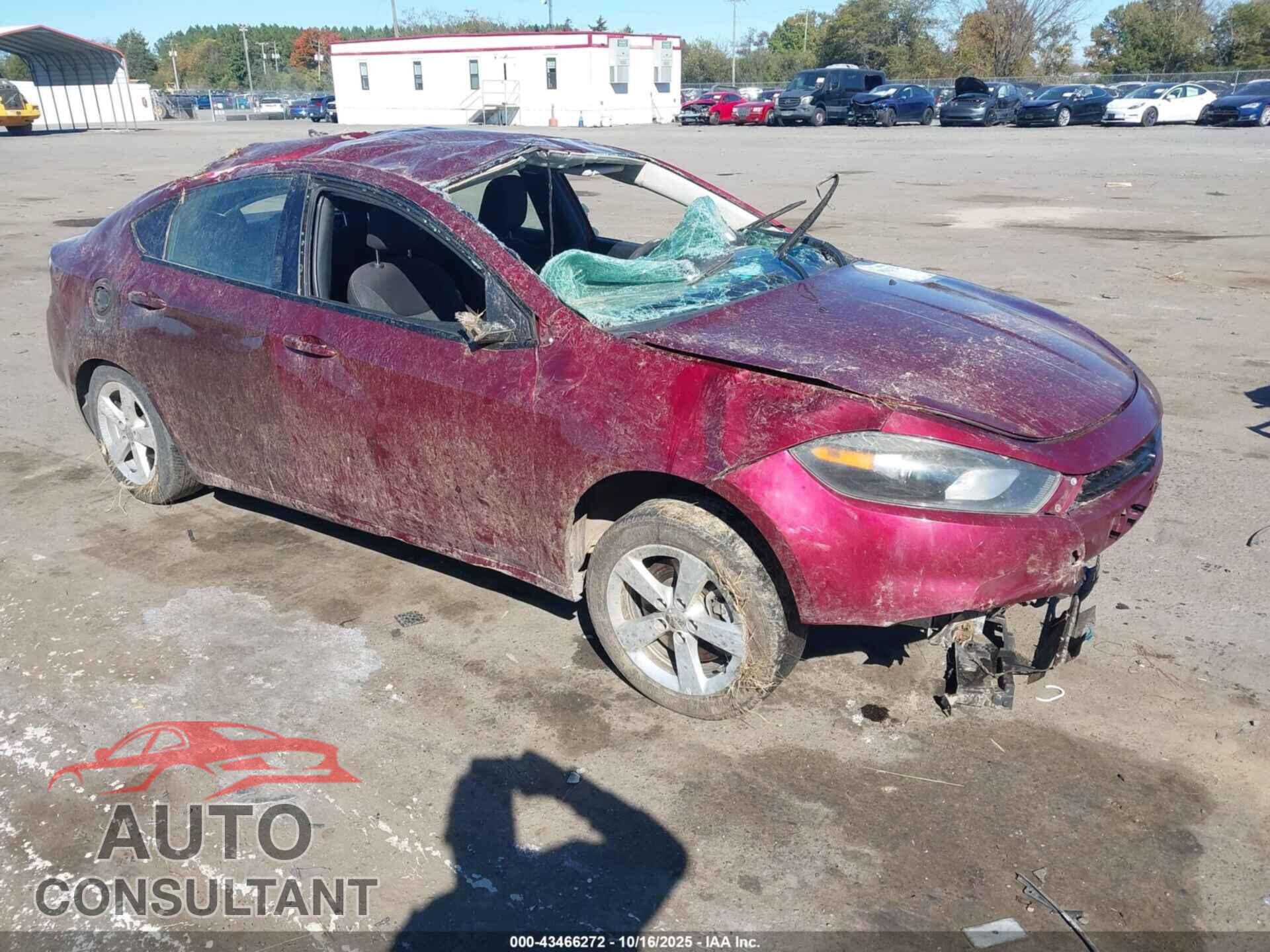 DODGE DART 2015 - 1C3CDFBB4FD373924